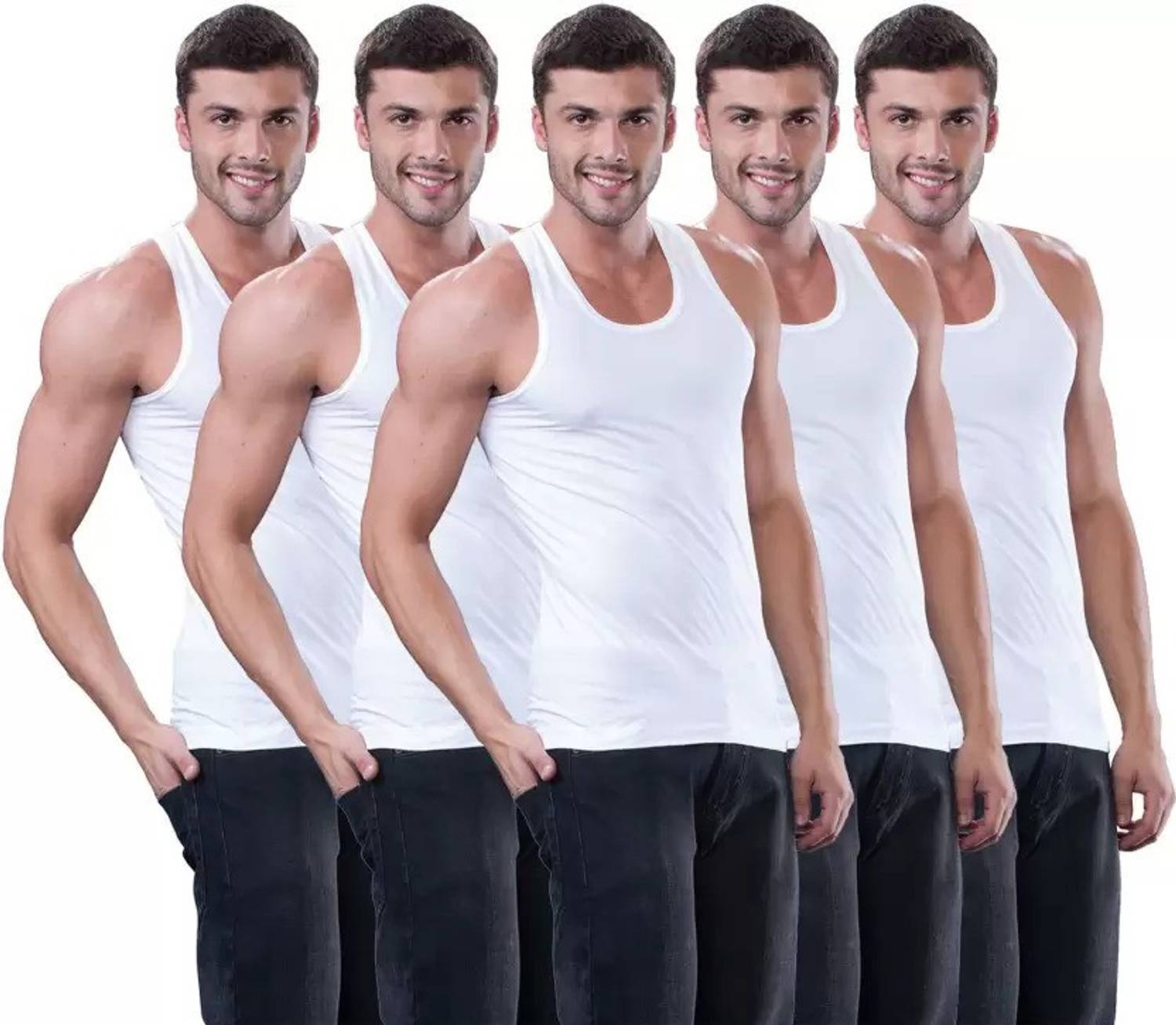 Dollar Pack of 5 Men Vest