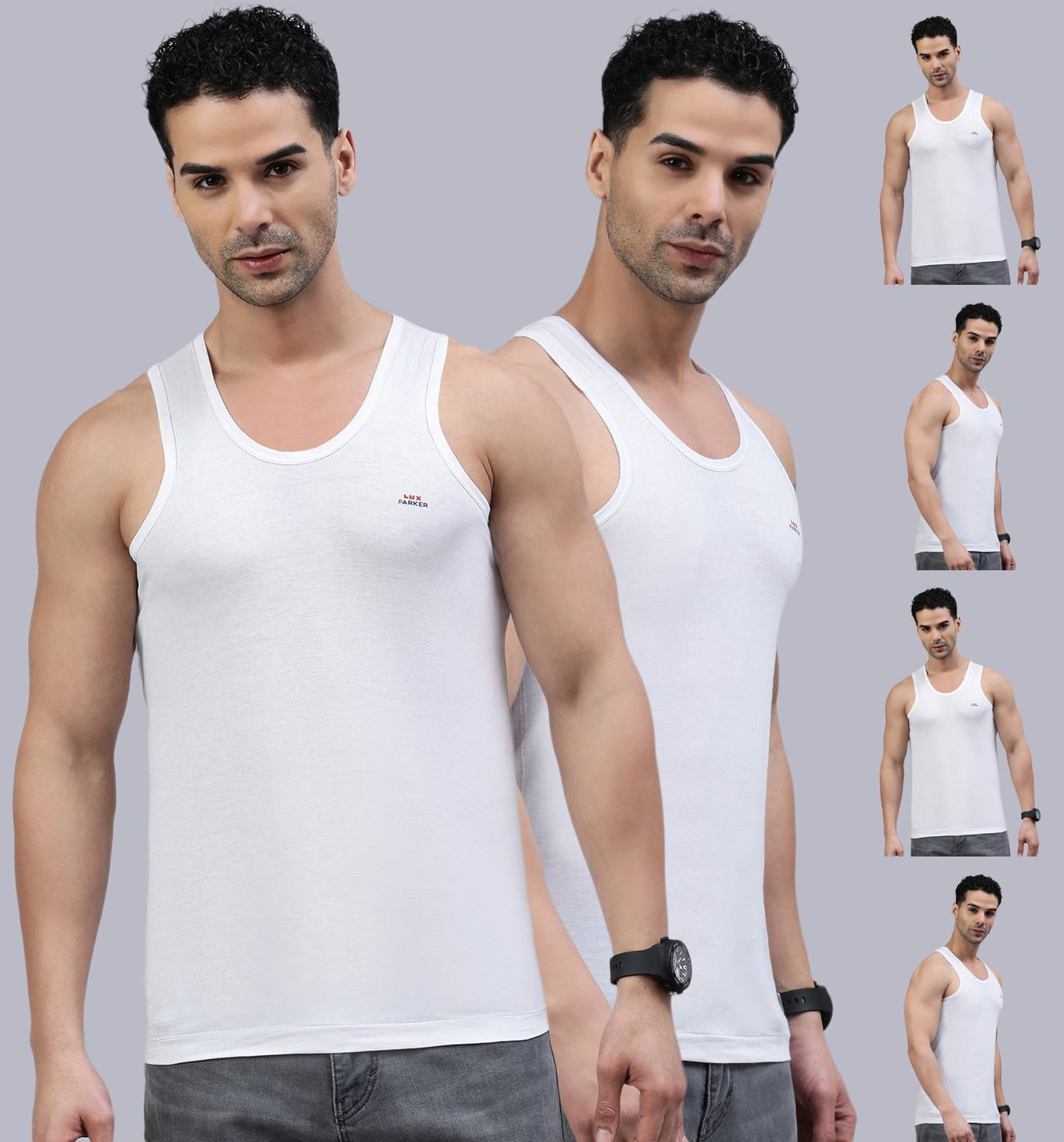 Lux Parker Pack of 6 Men Vest