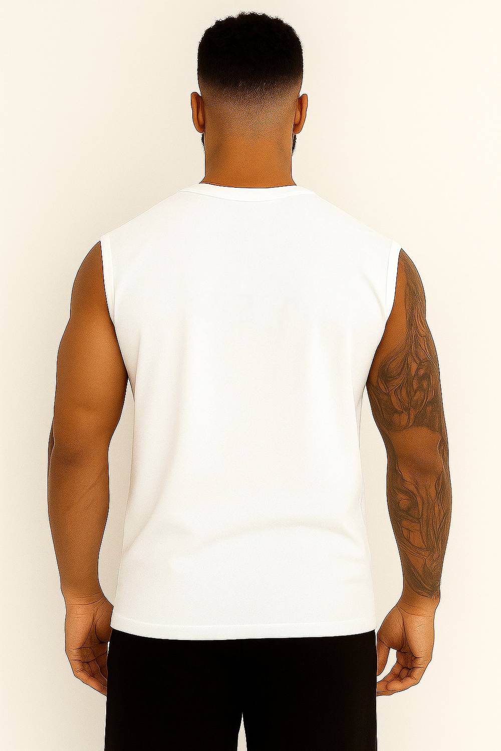 GATIMAN Men Vest White - Image 4
