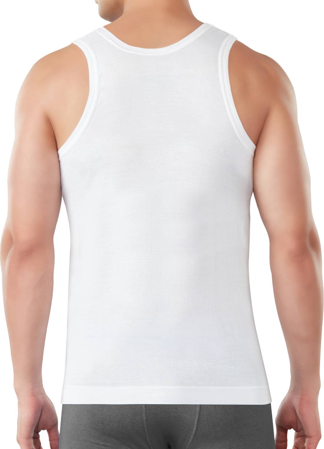 Dixcy Scott Originals Men Vest White Pack of 2 - Image 2