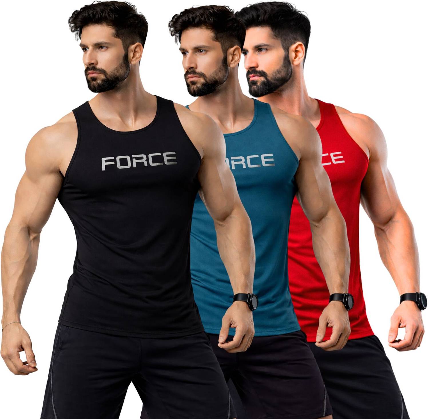 3colors Men Vest