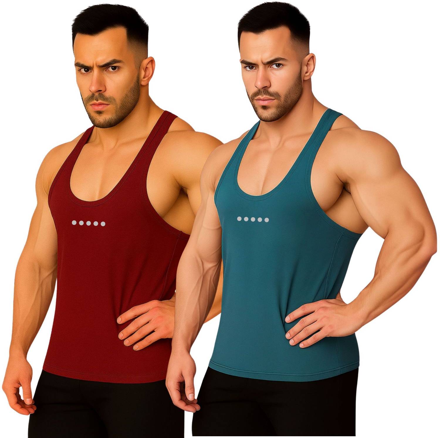 3colors Men Vest