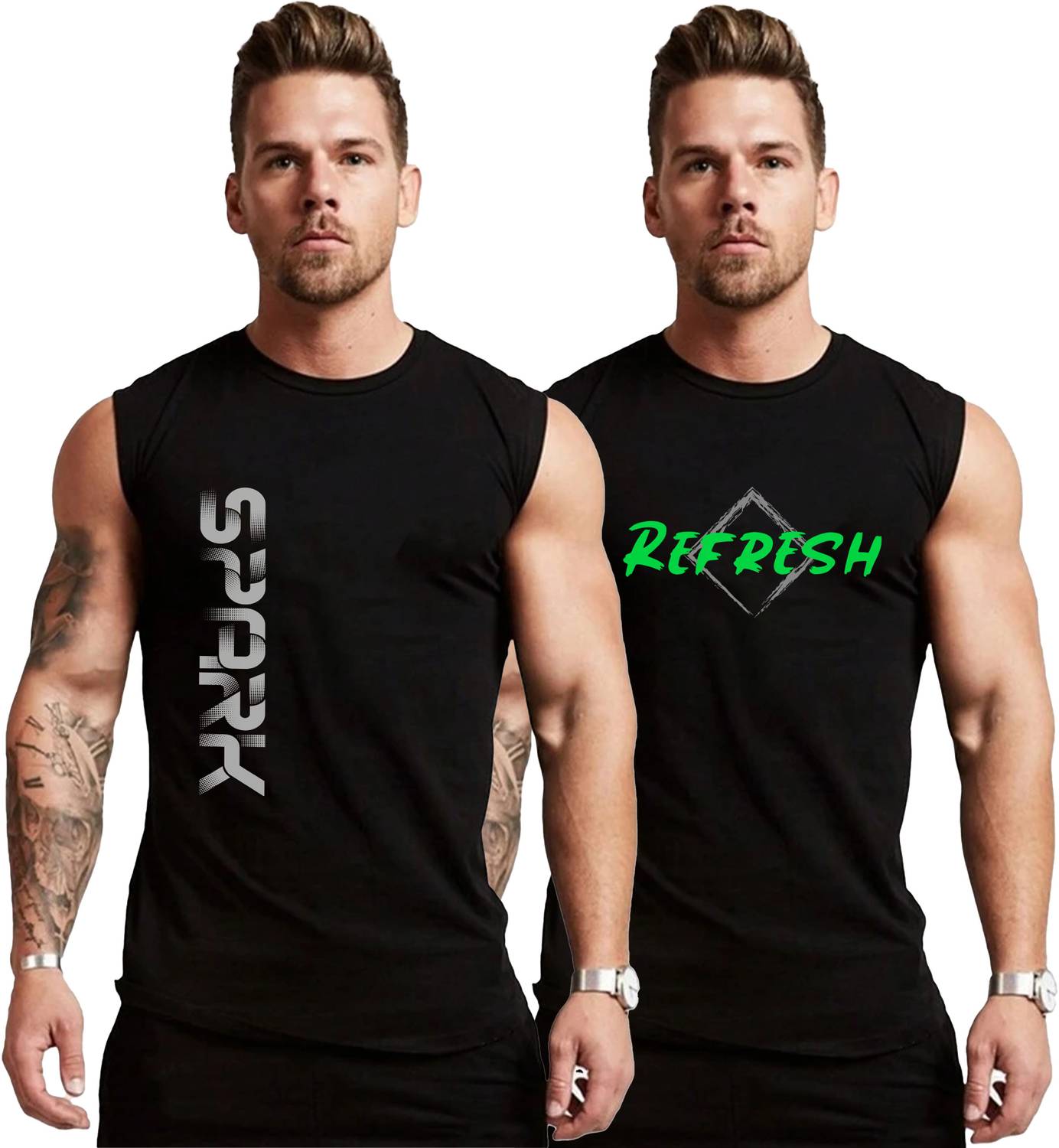 3colors Men Vest