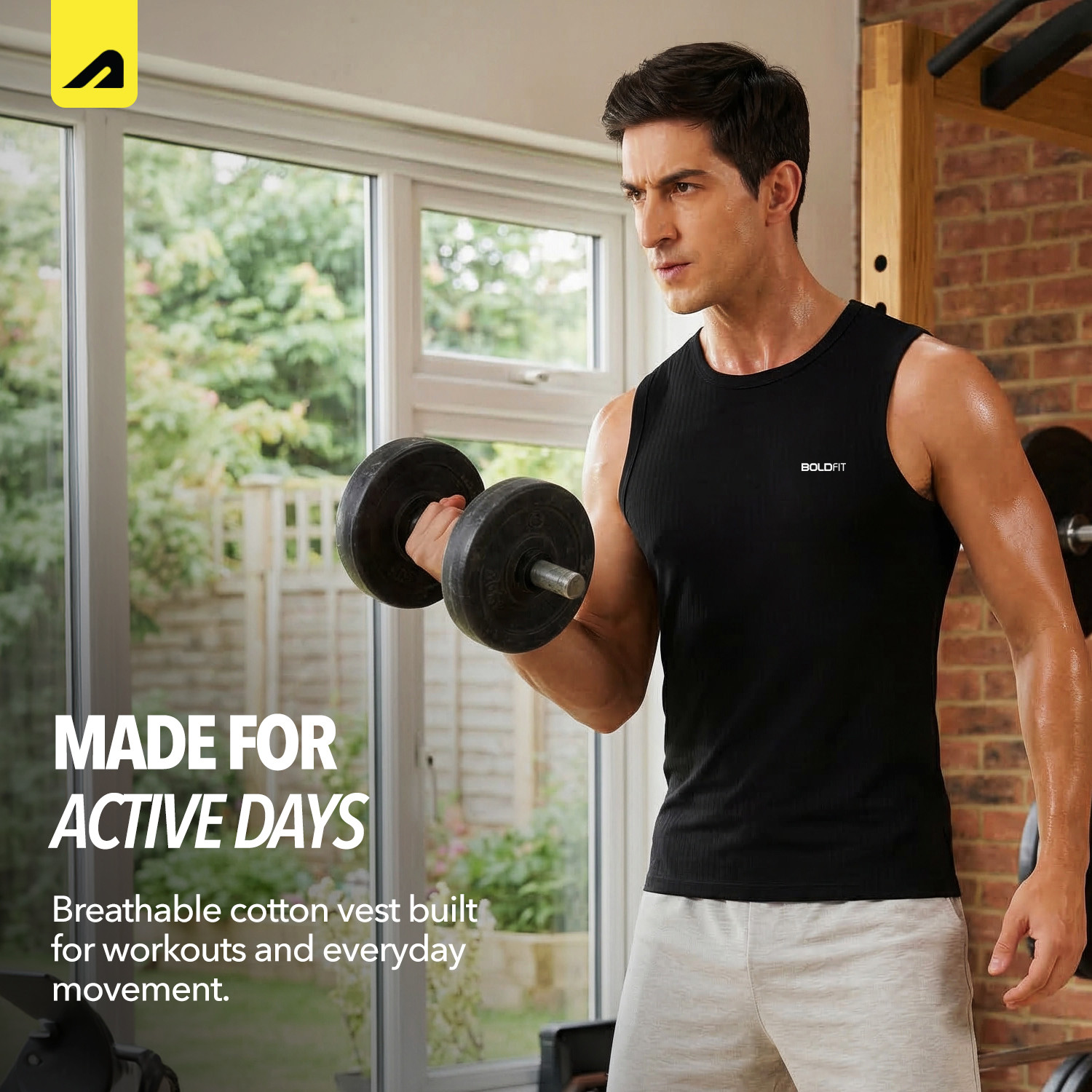 Image of BOLDFIT Activewear Men Vest