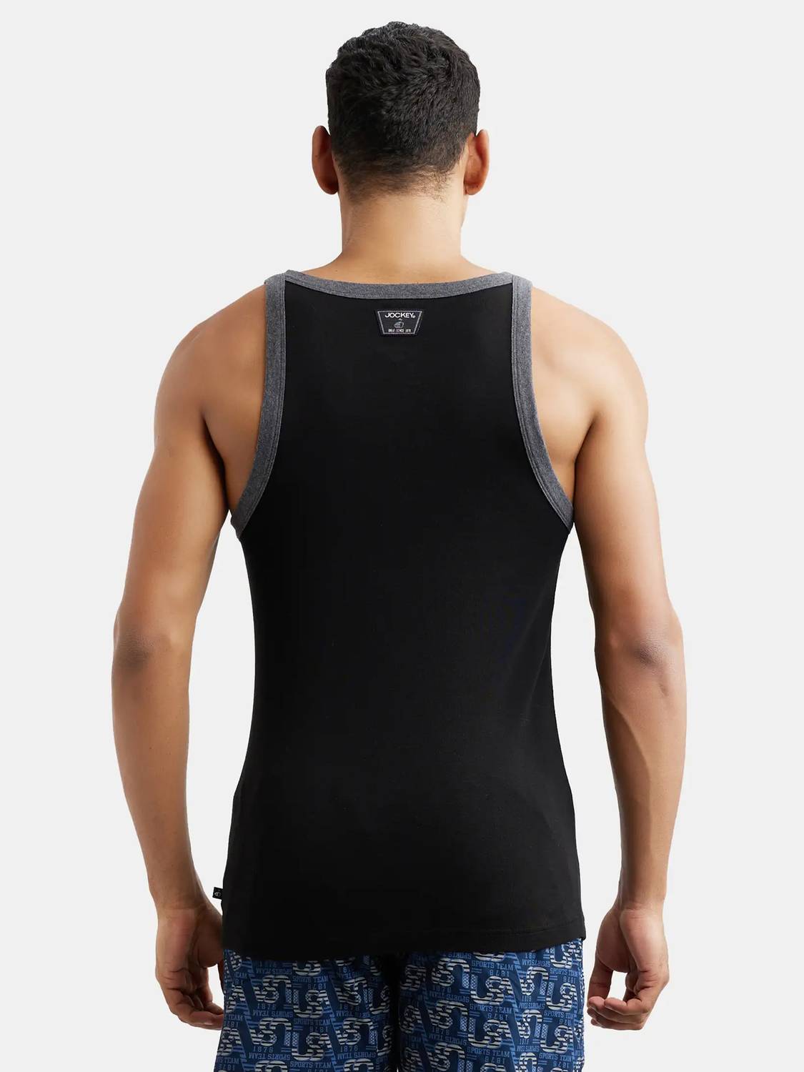 JOCKEY Men Vest - Buy Black & Horizon Blue JOCKEY Men Vest Online