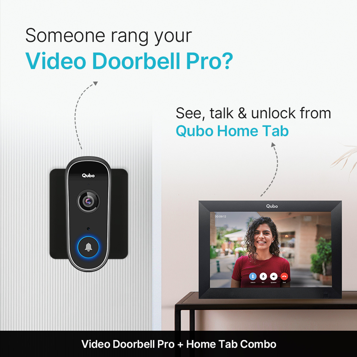 Image of Qubo OC-CVT020BL2 Video Door Phone