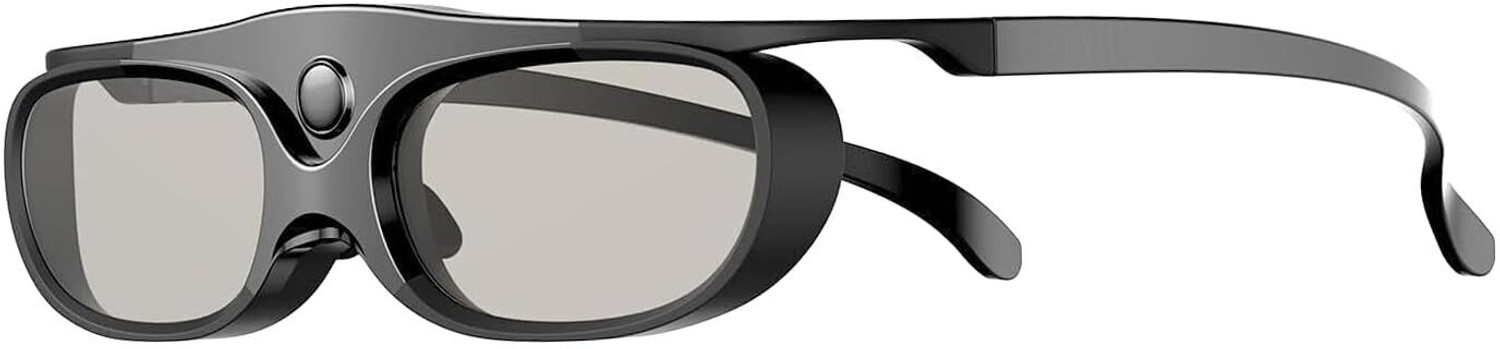 Image of amiciVision 3D Eyewear for DLP Link 3D Projectors, 144Hz Rechargeable Active Shutter Video Glasses