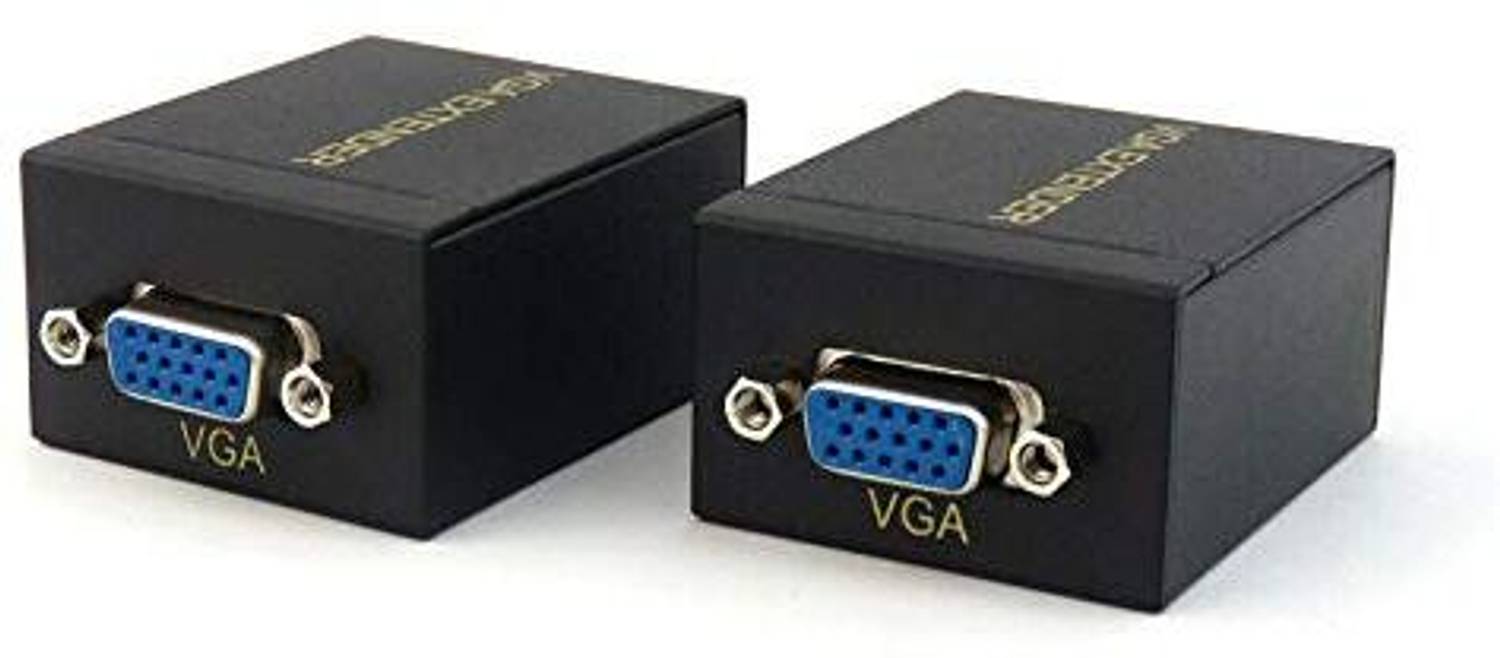 Tobo VGA Extender 60M Female LAN RJ45 Ethernet Female Adapter Amp