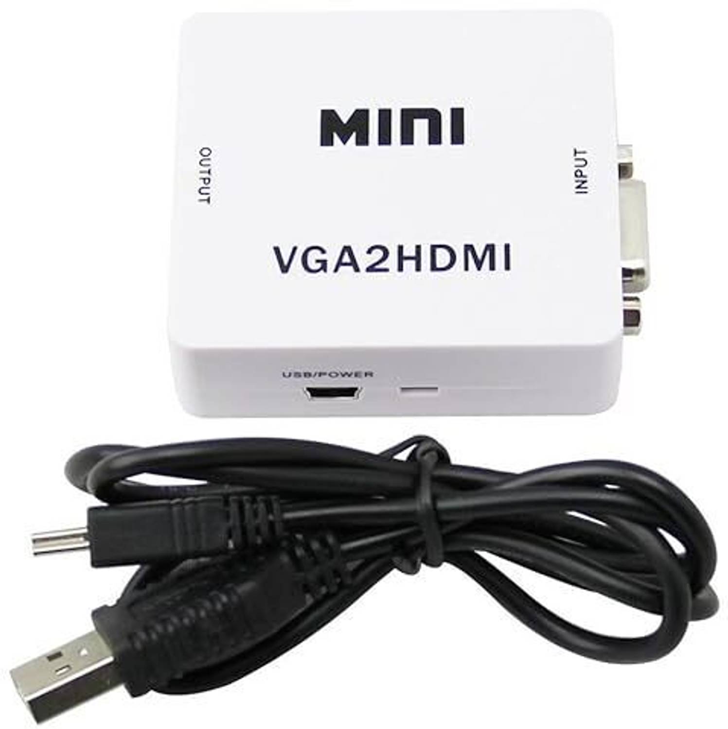 SDMINITEK Mini VGA to HDMI 1080P Adapter For Projector PC Laptop