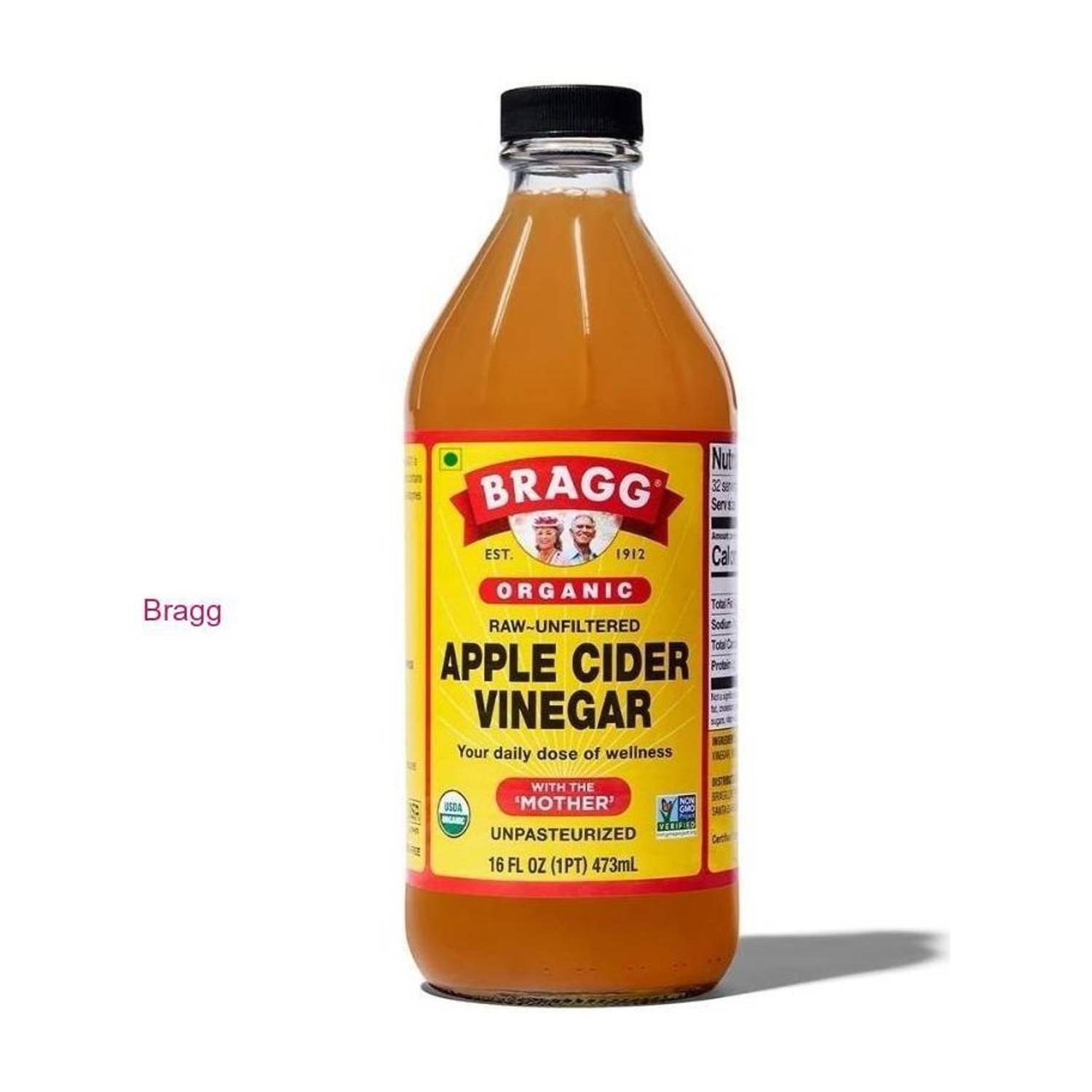 BRAGG Apple Cider Vinegar Tonic for Everyday Detox 473ml Vinegar
