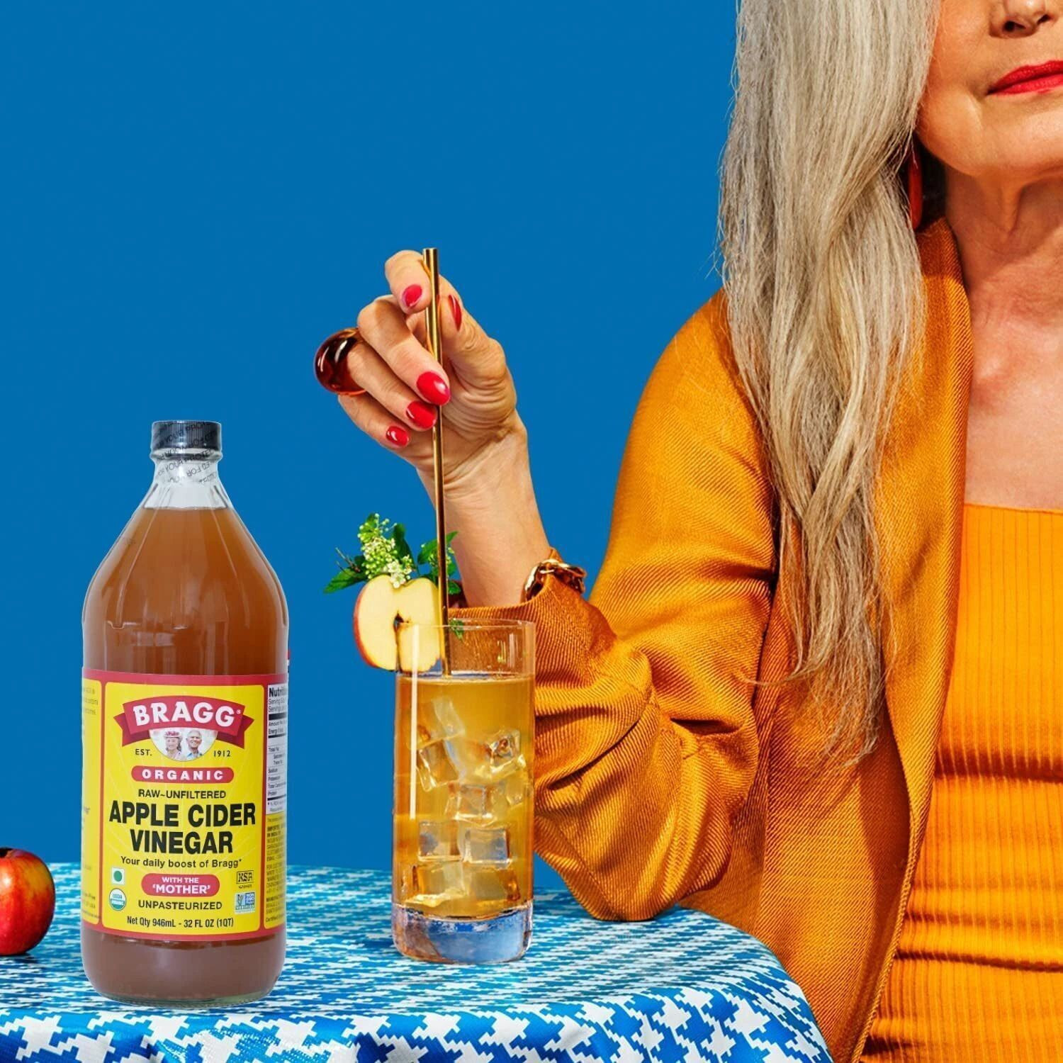 Image of BRAGG Raw Unfiltered the Mother Apple Cider Vinegar, Vinegar