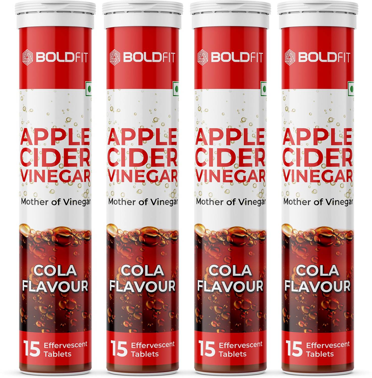 BOLDFIT Acv Tablet With Mother Apple Cider Vinegar for Weight Loss Tablet Effervescent