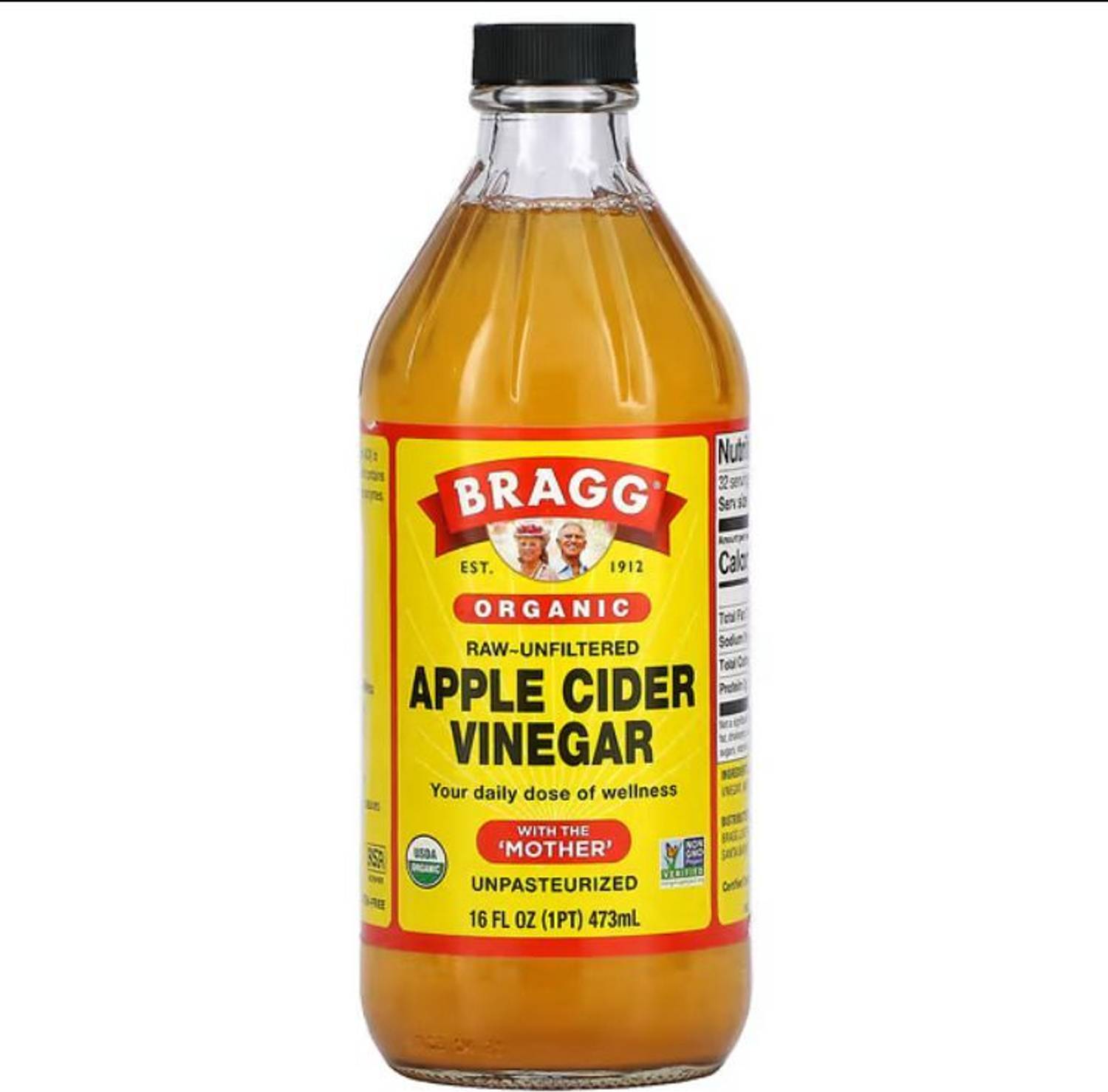 BRAGG Unpasteurized & Cider Vinegar %&Apple Vinegar (473 ml)