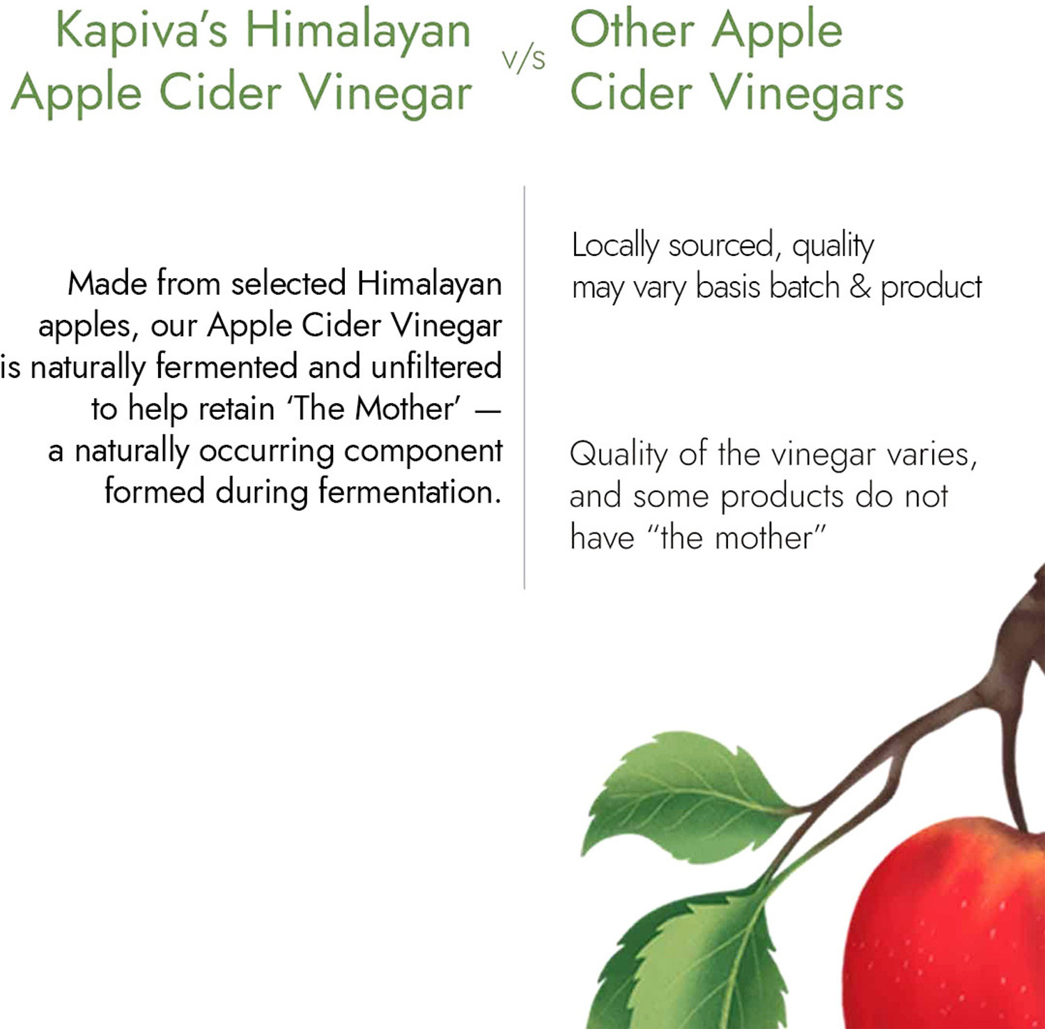 Image of Kapiva Himalayan ACV with Mother 500ml (Pack of 2) Vinegar