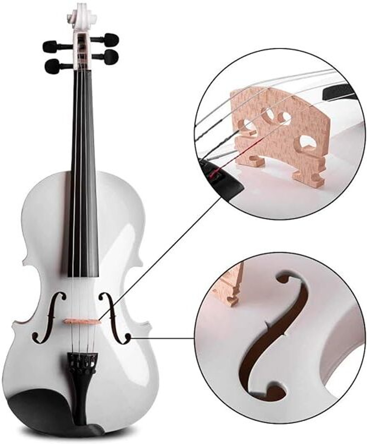 Image of KADENCE V001-WH 4 /4 Classical (Modern) Violin