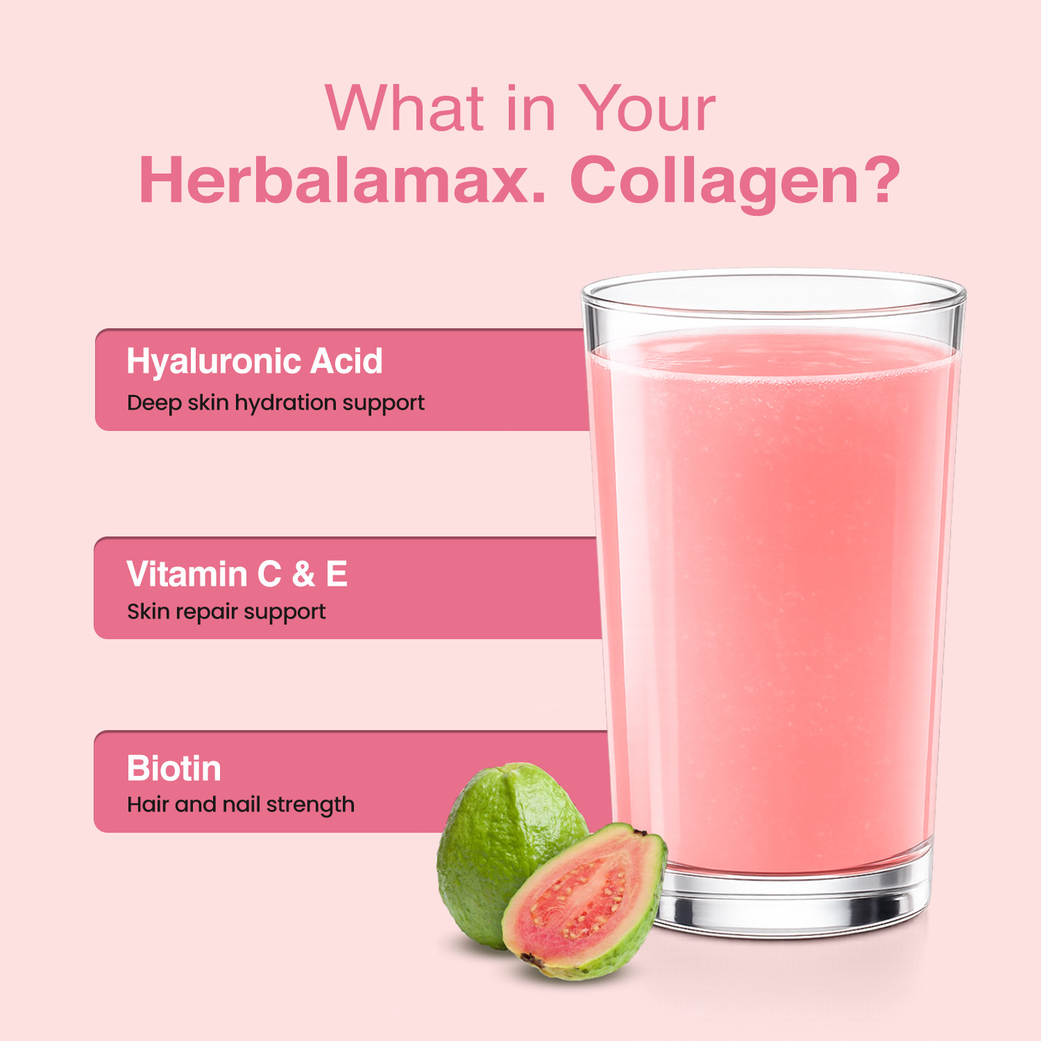 Image of Herbal max Marine Collagen Powder Type I & III Peptides for Skin, Hair, Nails & Joints