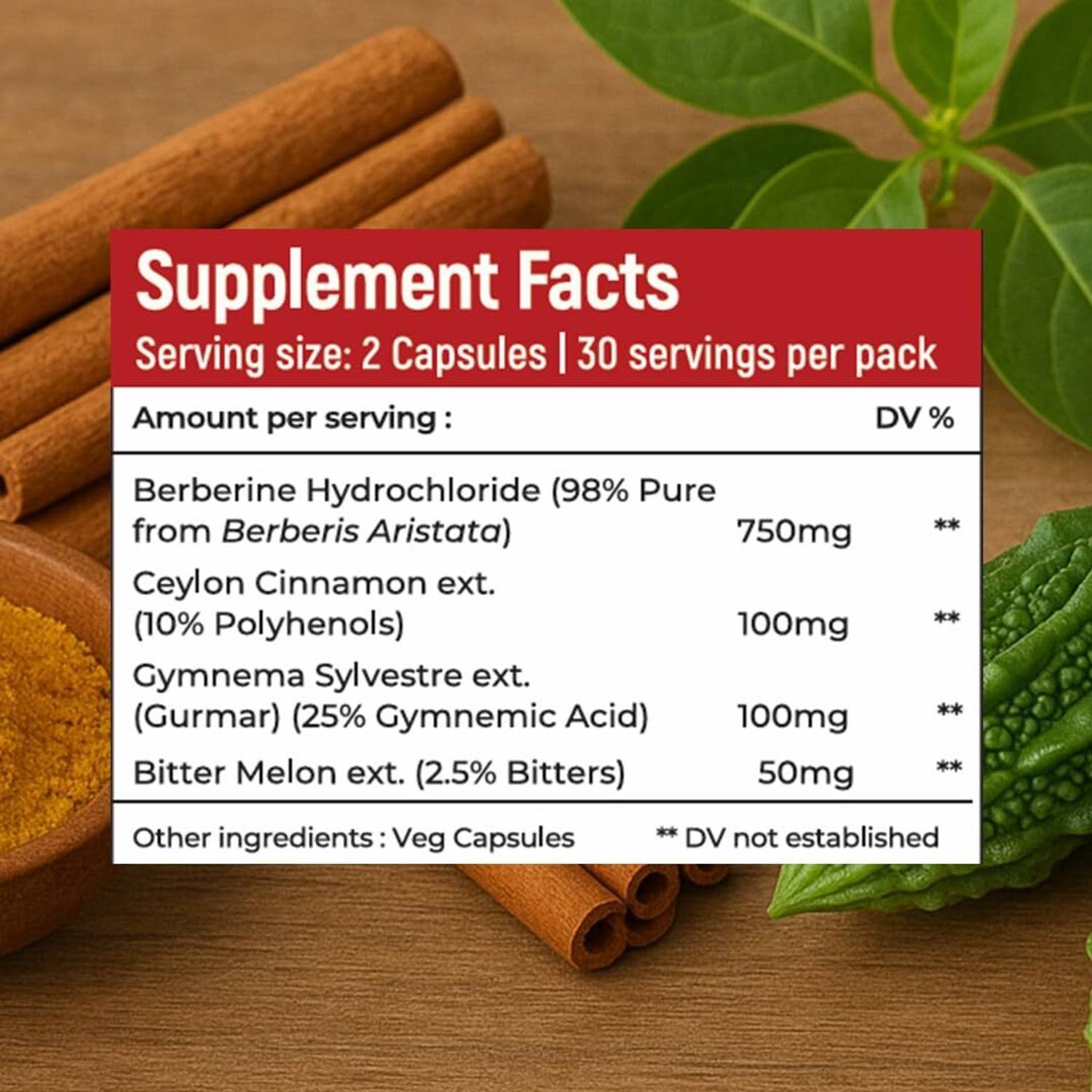 Berberine HCL 98% Extract Capsules controls blood sugar Pure Berberine HCL 98% Extract Capsules controls blood sugar Pure