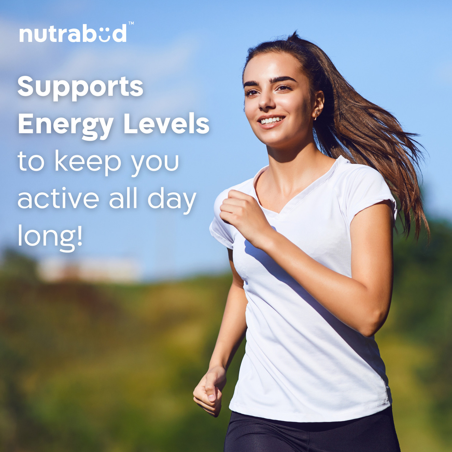 Image of Nutrabud Organics Plant Based Vitamin B12 Supplement | Supports Nervous System