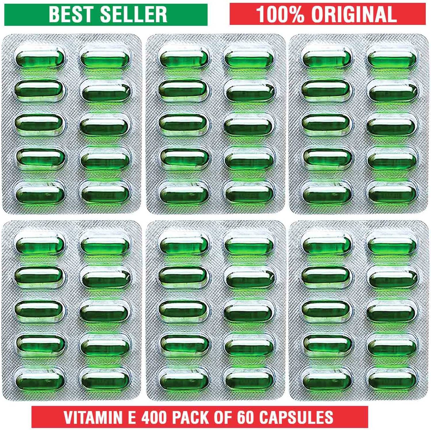 BEST CHOICE NUTRITION Vitamin E Softgel Capsules | Promotes Hair Growth, Skin Health & Immune Support