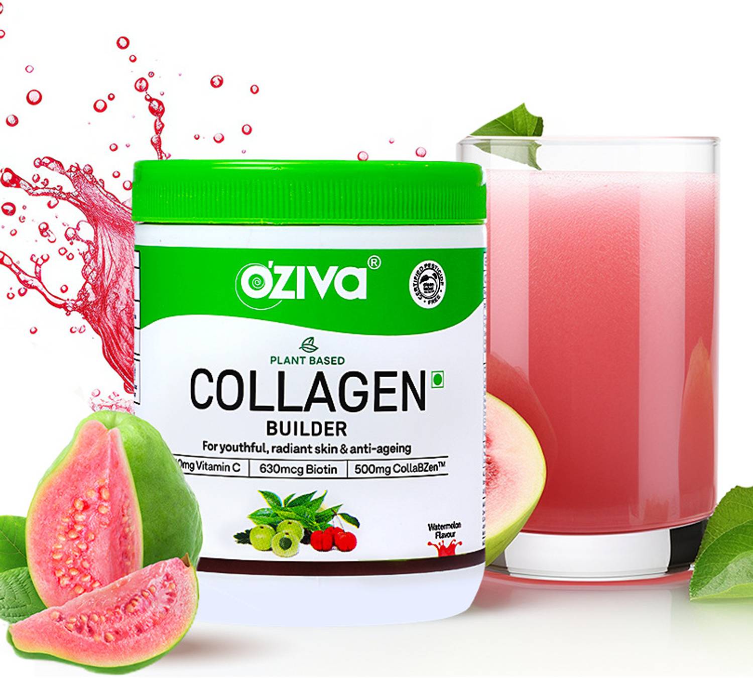 OZiva Collagen Builder for Anti-Ageing & Skin Radiance with Vitam