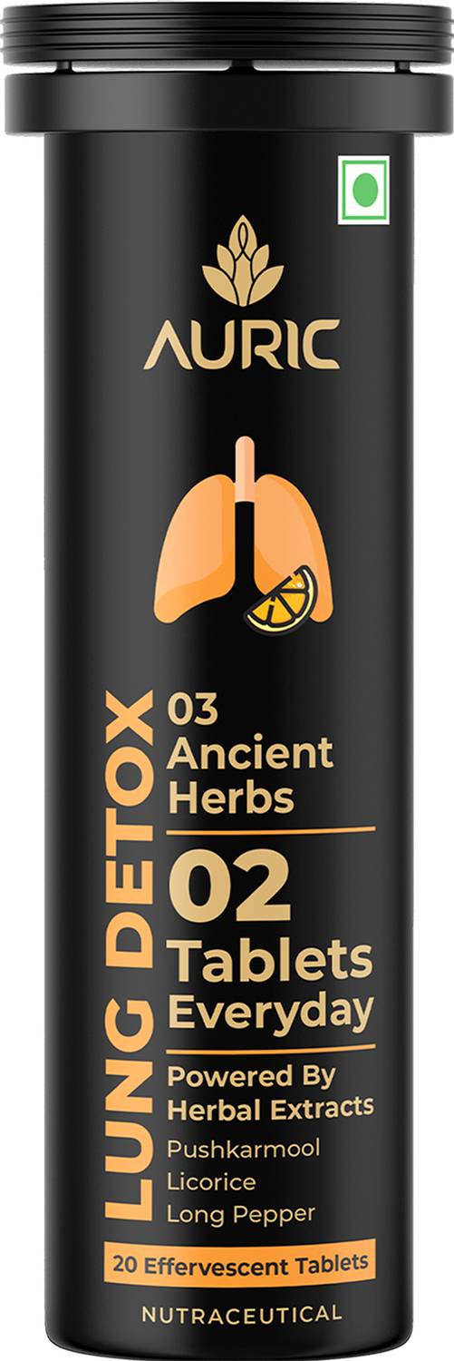 Auric Lung Detox Supplement | NAC, Piper Longum & Herbal Blend | Resp 365