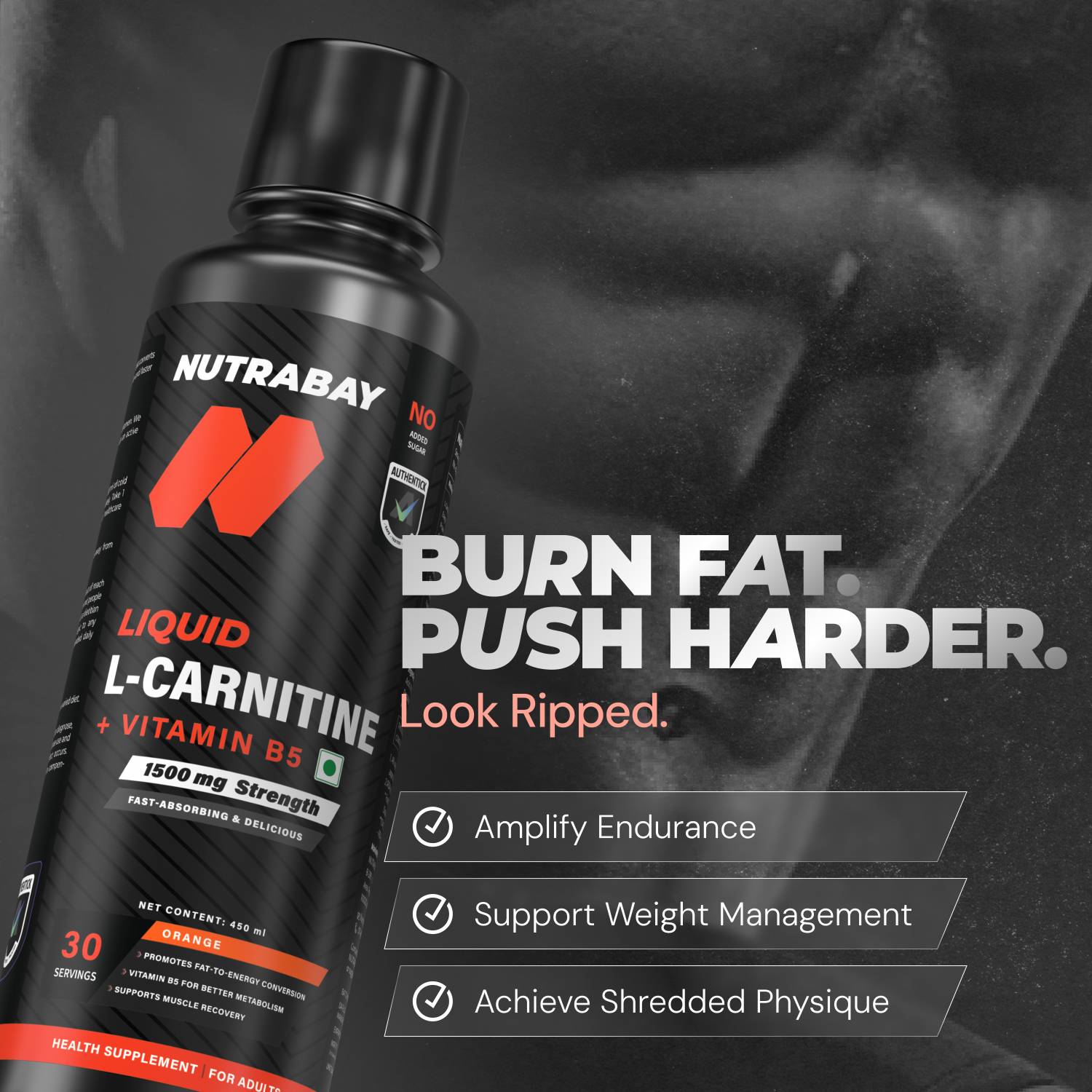 nutrabay l-carnitine Nutrabay Pro Liquid L-Carnitine 3000mg (Double Strength) with Vitamin B5  for Fat loss Price in India