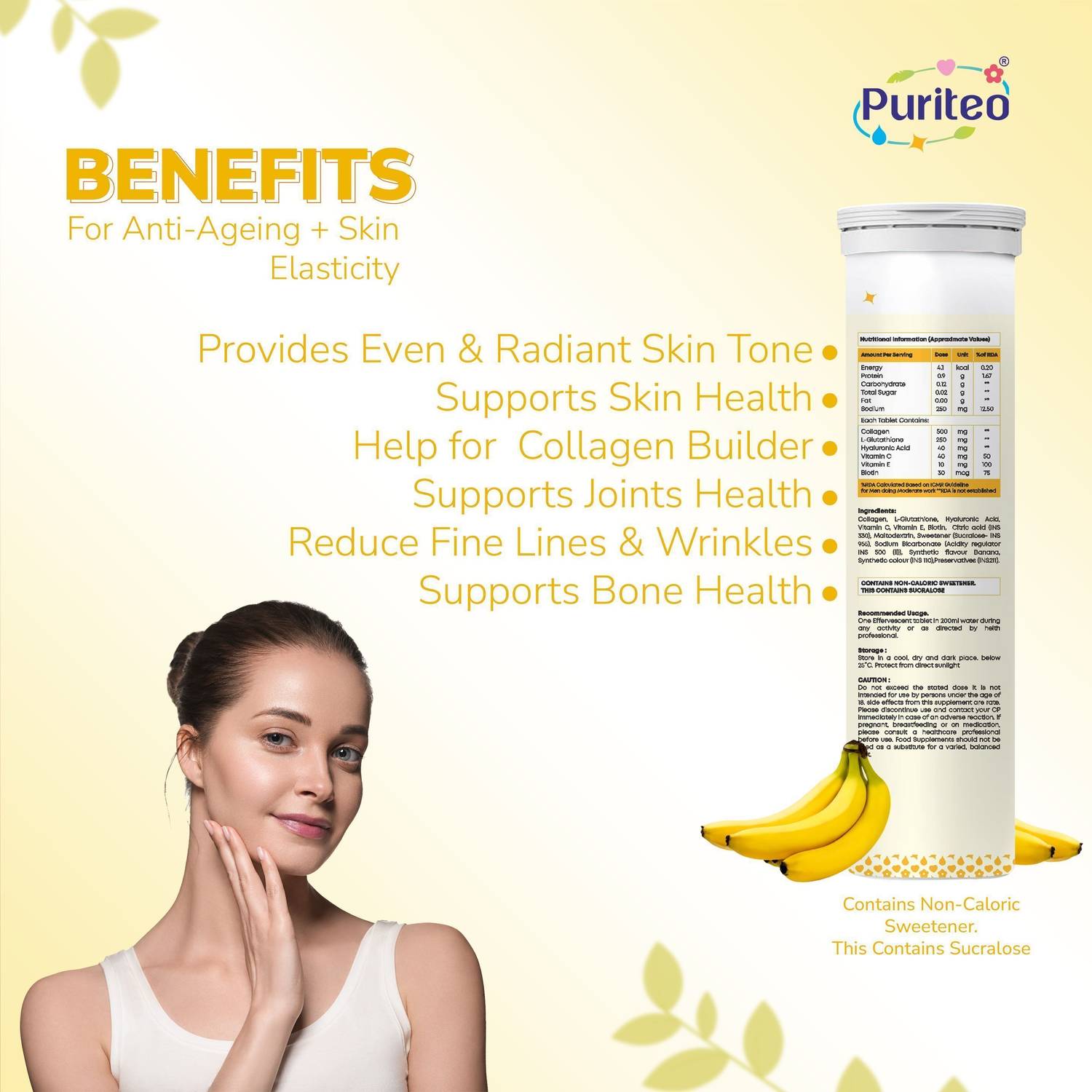 bananas glutathione puriteo COLLAGEN GLUTATHIONEFFERVESCENT BANANA 06