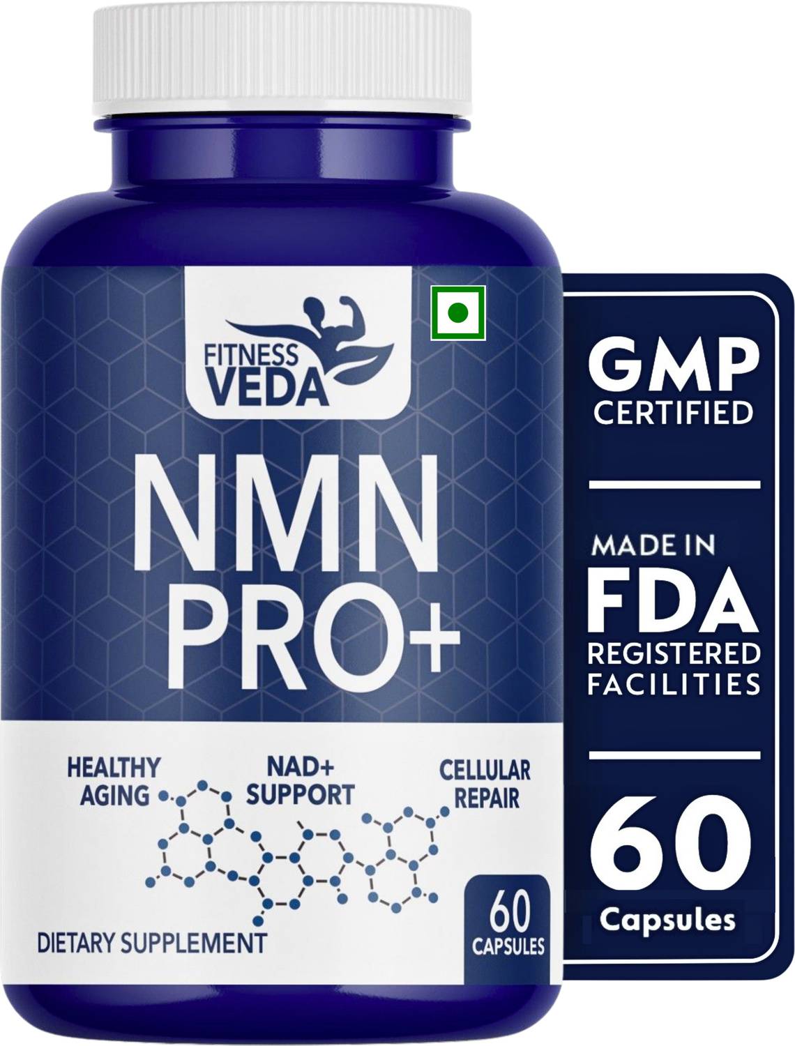NMN！ FITNESSVEDA NMN Pro 'Helps to enhance energy and working capacity