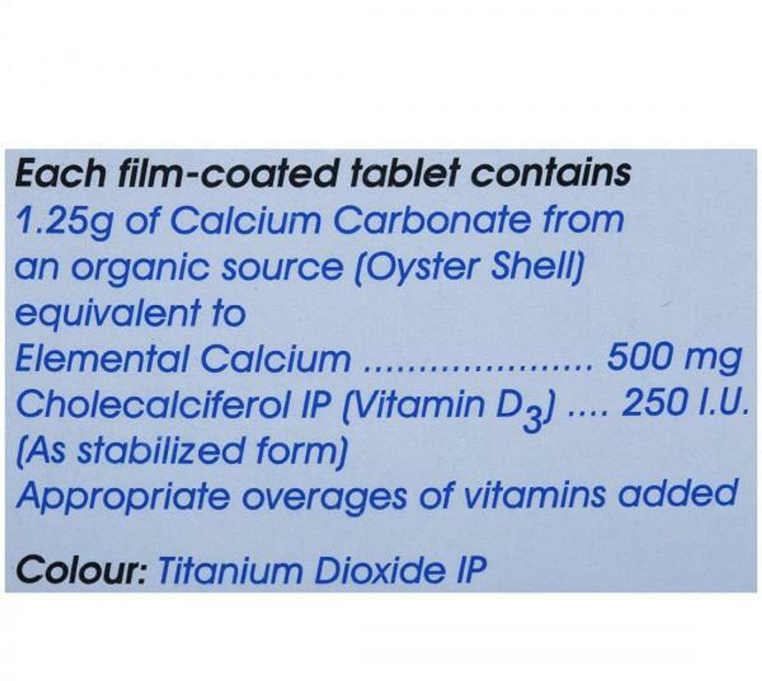 Image of Cipla CIPCAL 500 PACK OF 1 BOX (20STRIP)