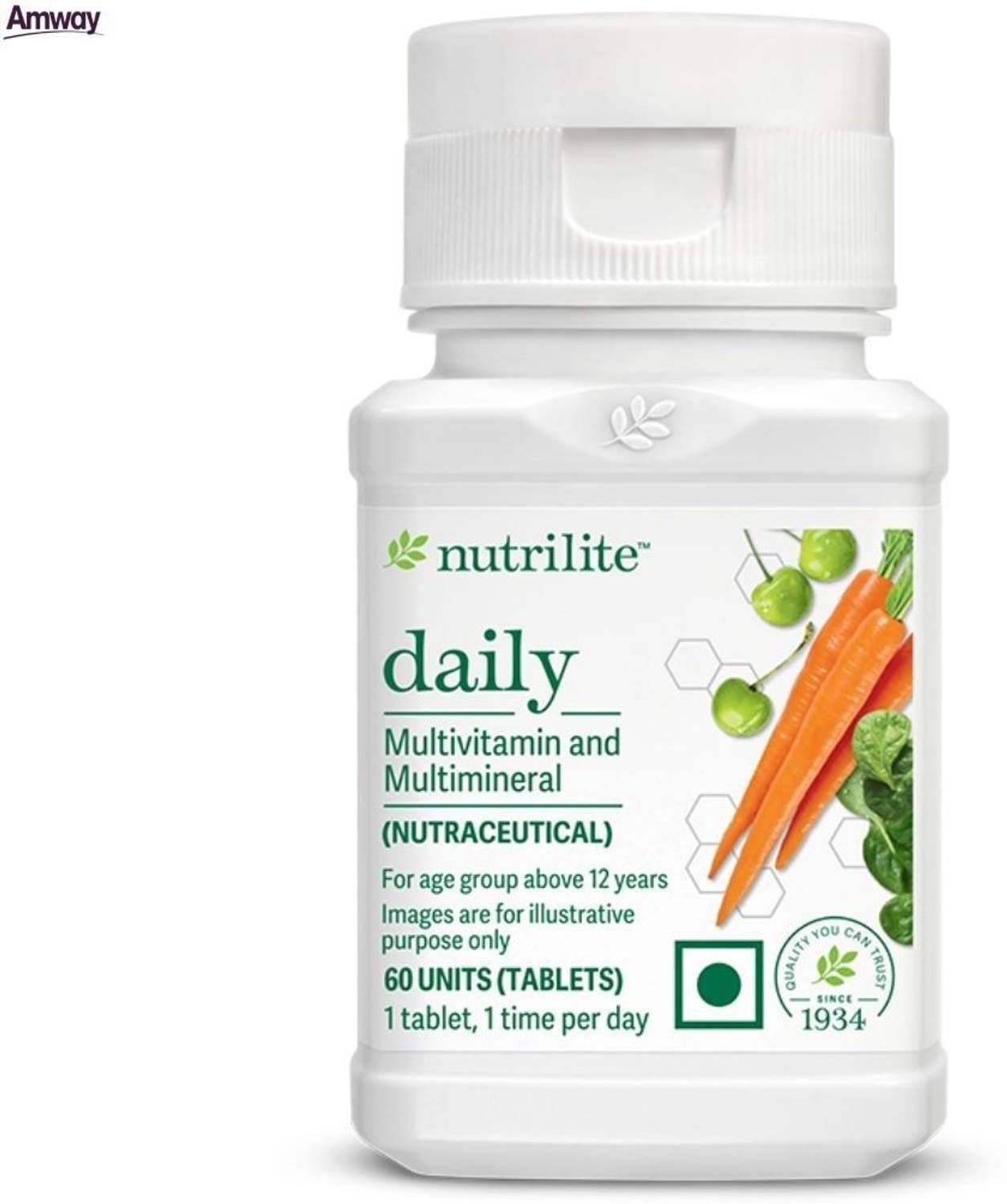 Amway Nutrilite Daily – Comprehensive Multivitamin for Everyday Health |