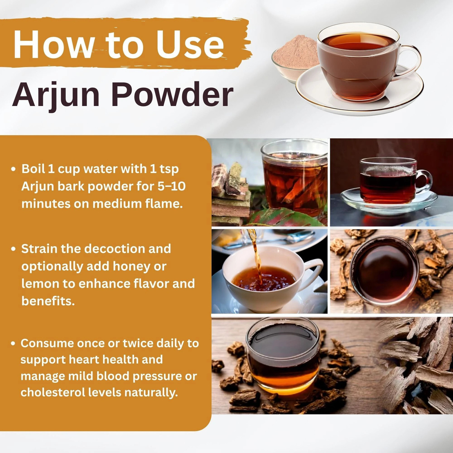 Image of BrijBooti Arjun Ki Chaal Powder 800 gm | Organic