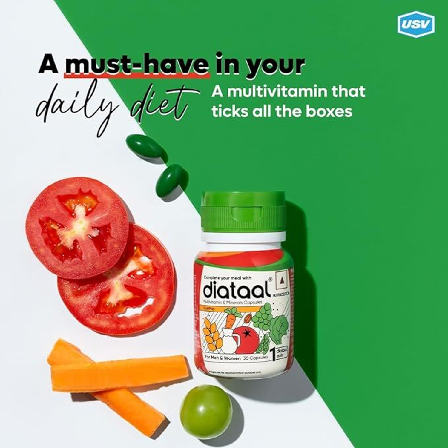 Image of Diataal Nutripop Multivitamin | Energy I Immunity For Fitness & Wellness