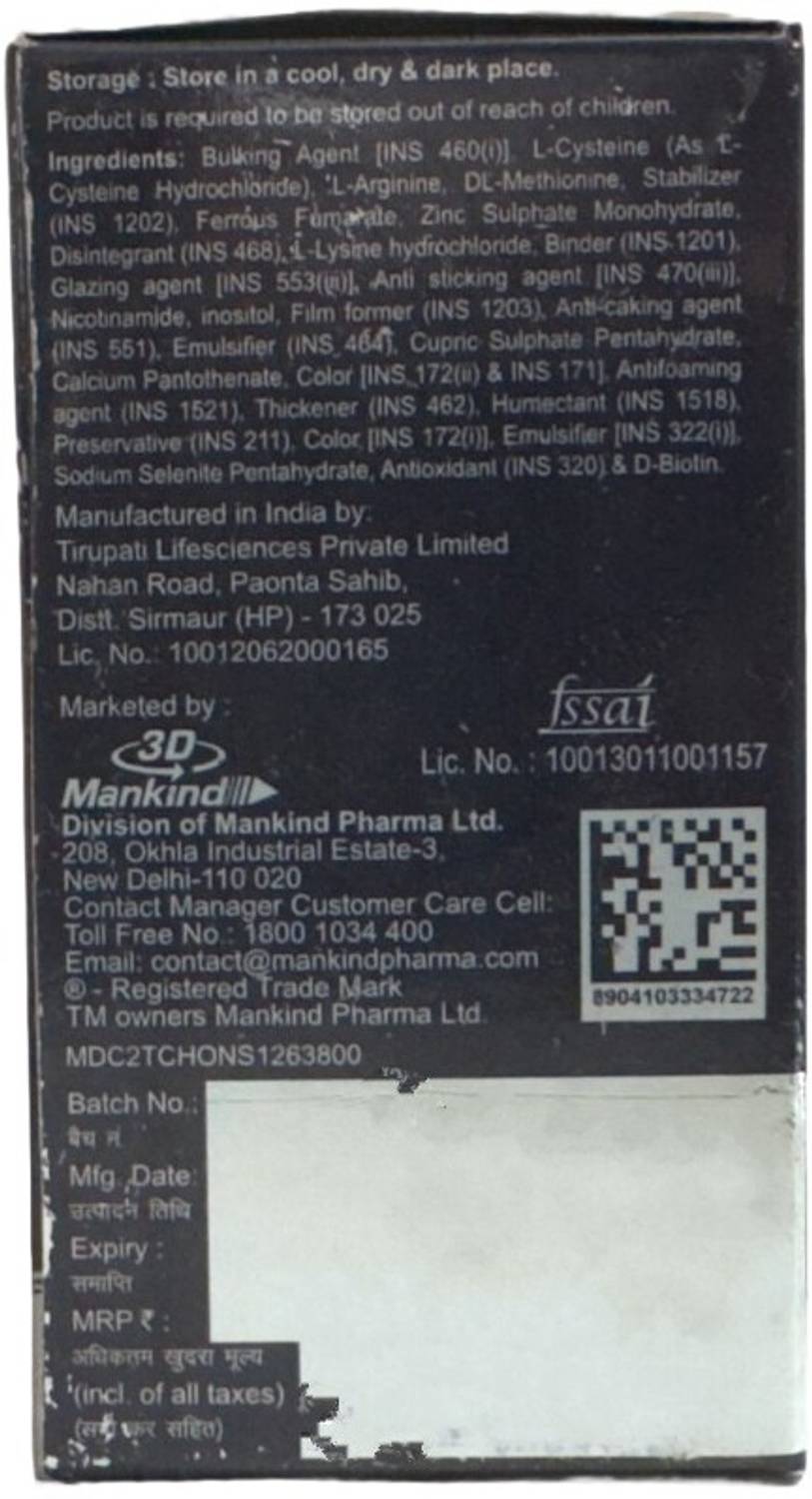 Hairbless HEALTHSUPPLEMENT TABLETS 30 Tablets - Image 2