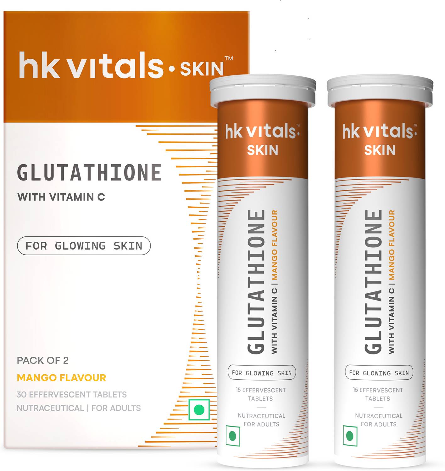 hk vitals glutathione flipkart Skin Glow Effervescent Tablets with Vitamin C & E | Mango Price in India tache