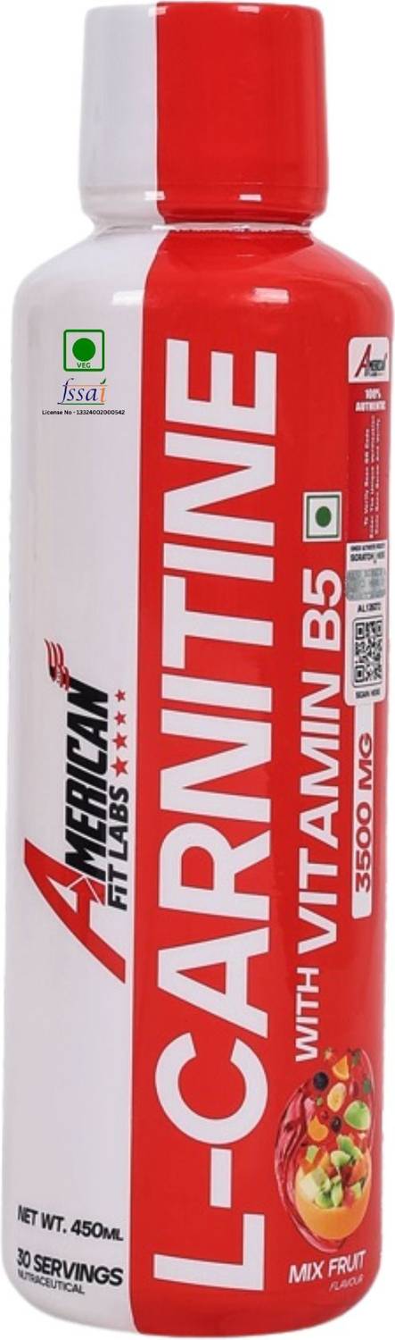 AMERICAN FIT LABS L-Carnitine with Vitamin B5 3500mg , 30 Servings, Mix  Fruit Flavour Price in India - Buy AMERICAN FIT LABS L-Carnitine with  Vitamin B5 3500mg , 30 Servings, Mix Fruit