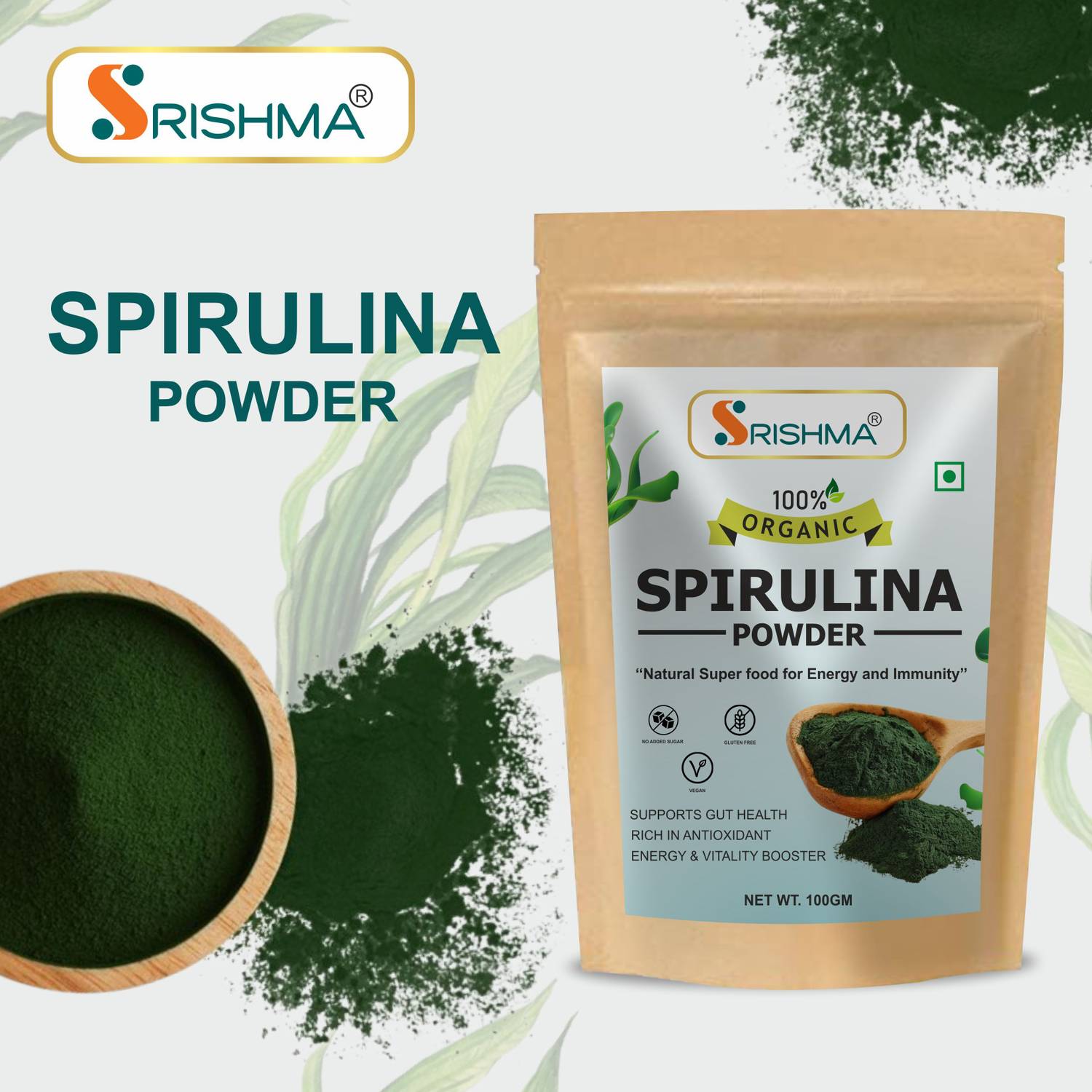 Srishma Spirulina Powder - Image 3
