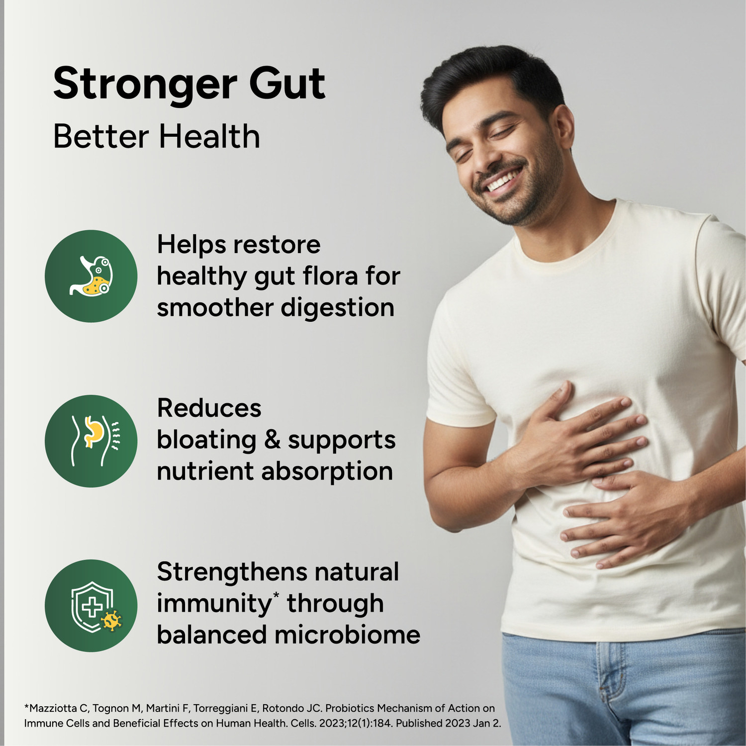 Image of TATA 1mg Probiotics 60B CFU with 20 Strains & 150 mg Prebiotic