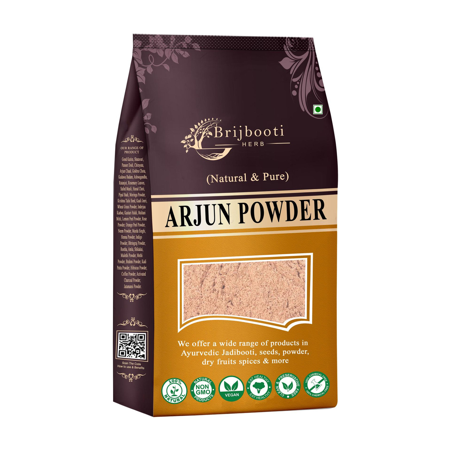 Image of BrijBooti Arjun Ki Chaal Powder 800 gm | Organic