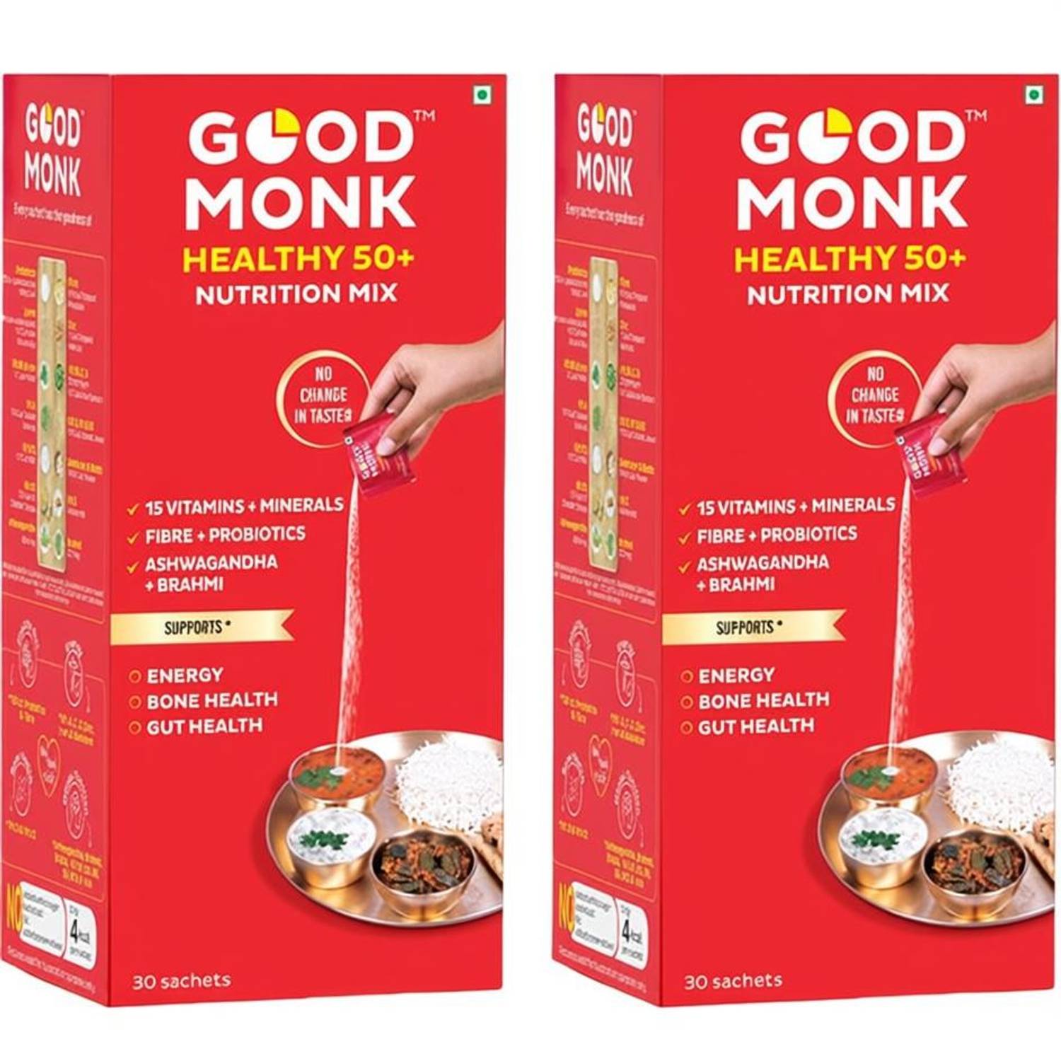Good Monk Healthy 50+ Nutrition Mix 30 Sachets - Image 1