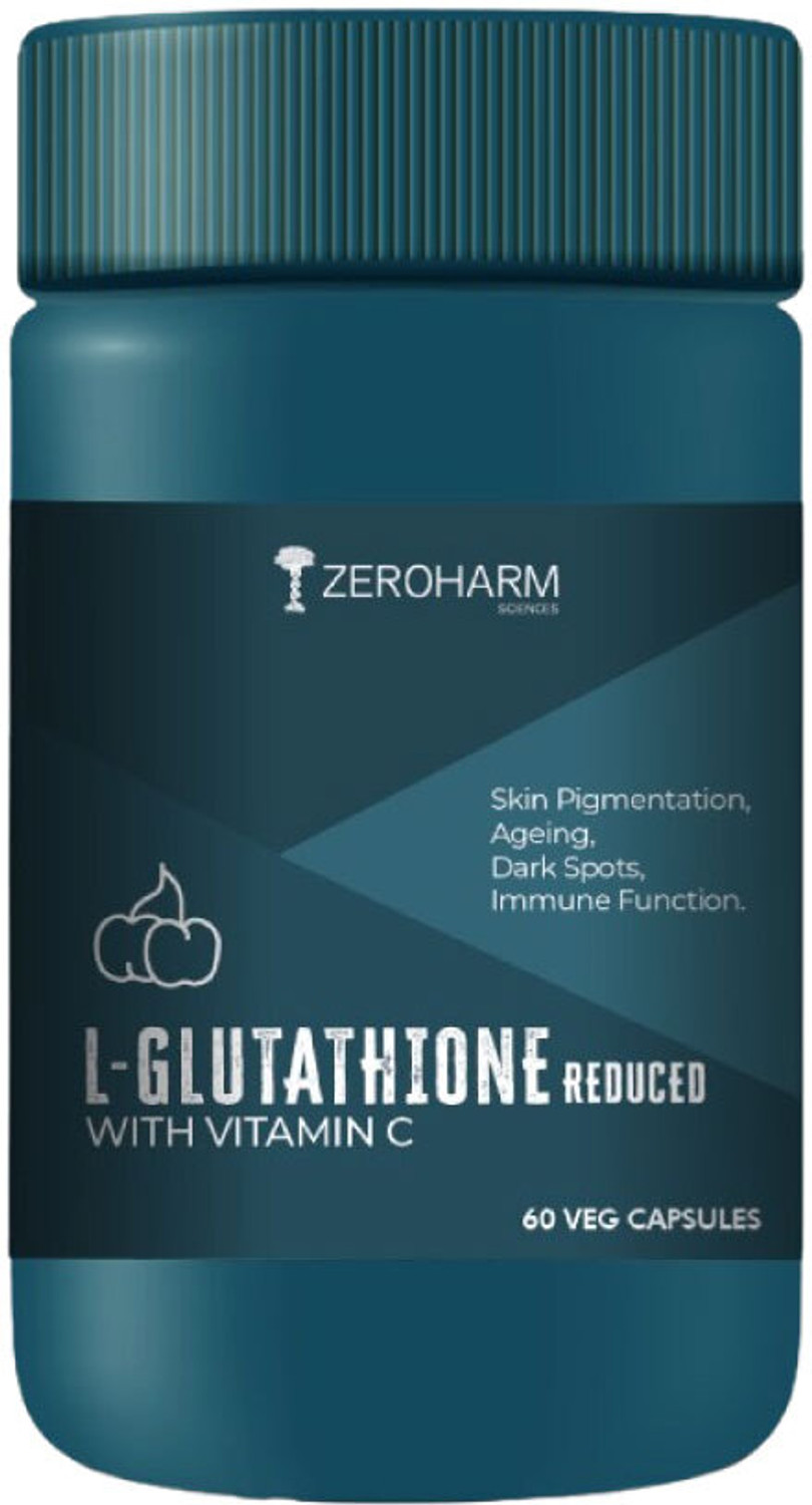 Image of ZEROHARM L-Glutathione Reduced with Vitamin C -Skin Brightness, Pigmentation, Antioxidant