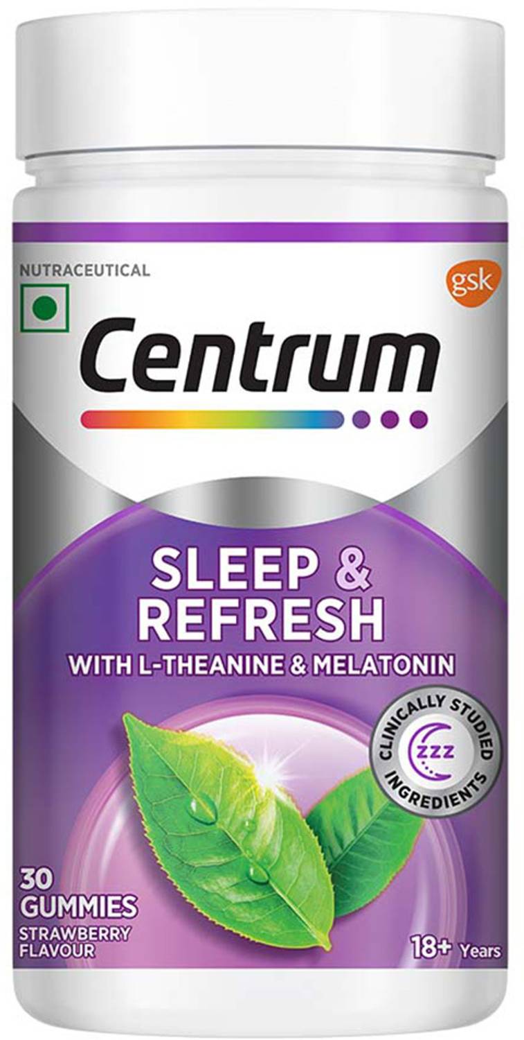 Centrum Sleep & Refresh Gummies, 30s |100% Veg|World's 1 Multivitamin