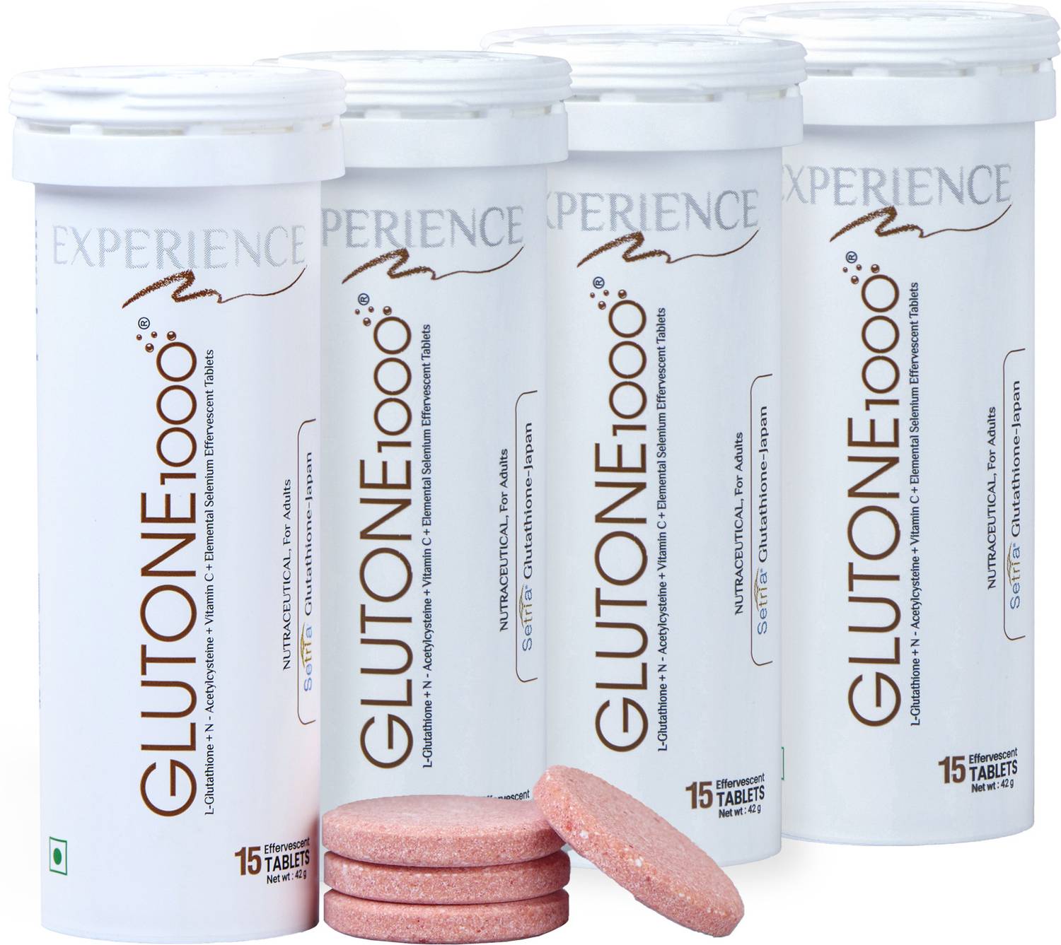 Glutone L-Glutathione 1000mg 15 Tablets Price in India