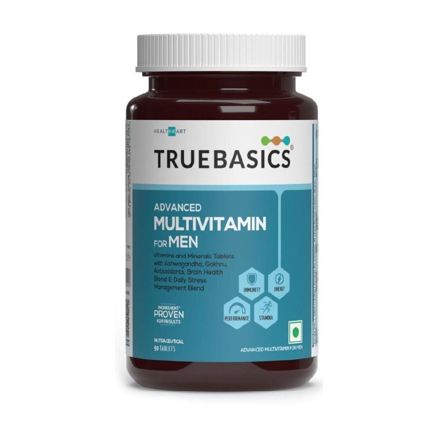 TRUEBASICS Multivit Men One Daily, Multivitamins, Multiminerals, Omega-3