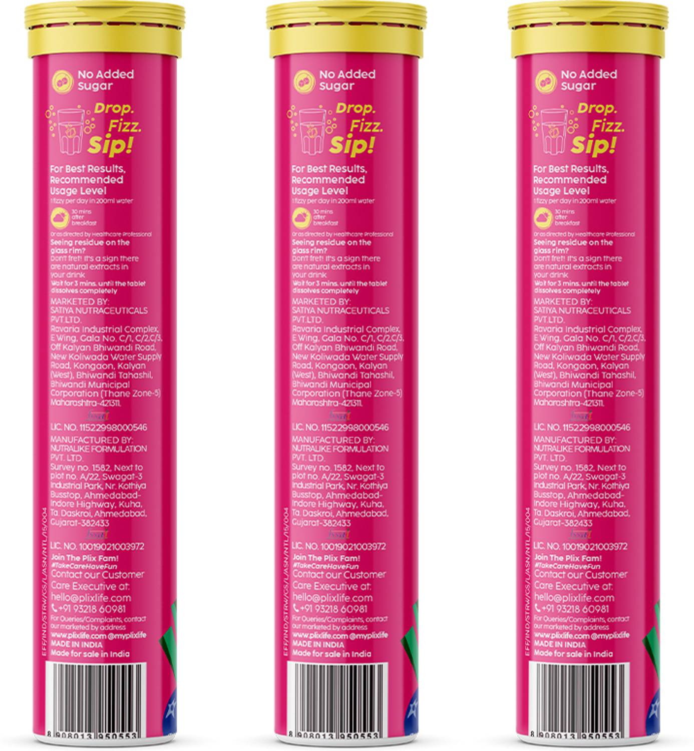 The Plant Fix Plix Glowy Skin Bubbly Effervescent 600mg - Image 2