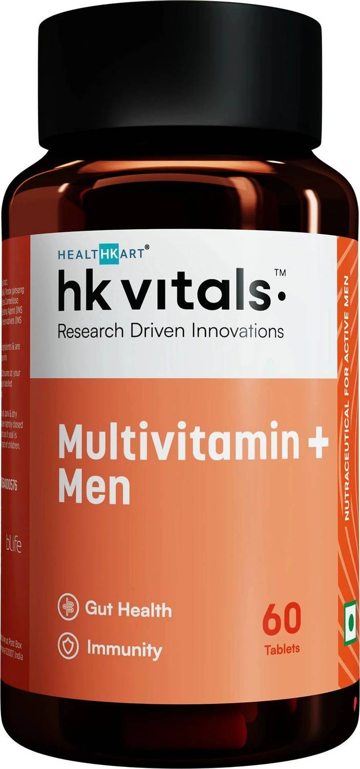 HEALTHKART HK Vitals Multivitamin Plus Men, For Energy, Stamina, Immunity, Bone & Muscle
