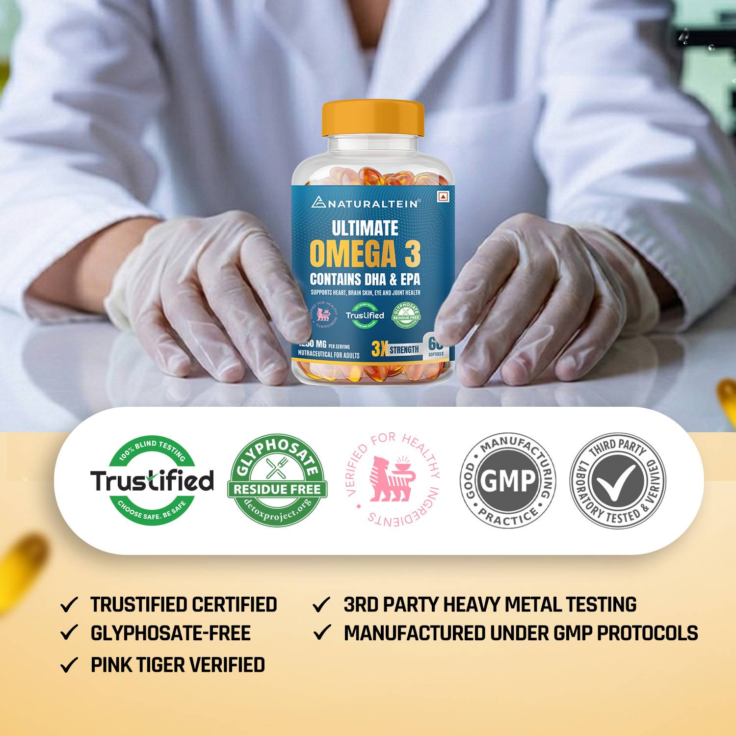 NATURALTEIN Omega-3 1250mg 450mg EPA 300mg DHA - Image 5