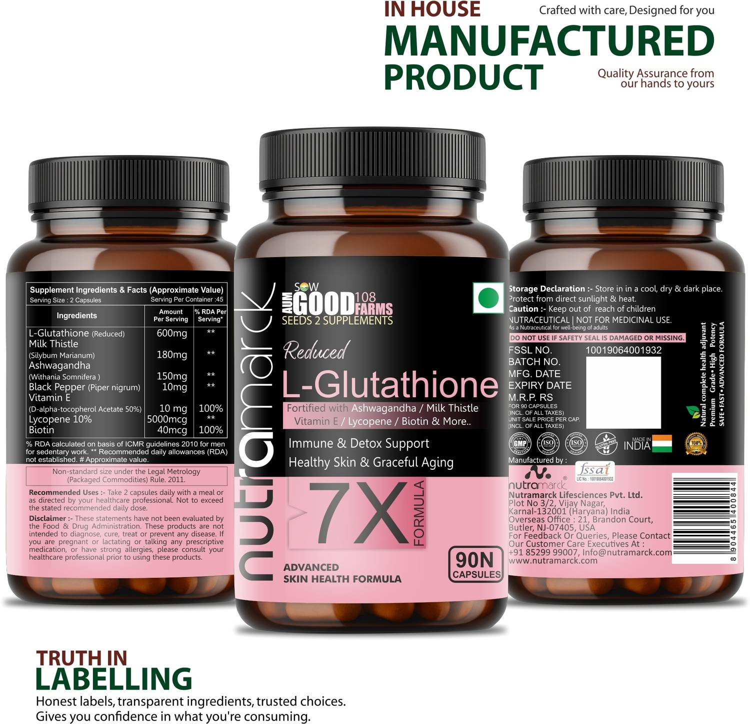 benefits of injecting ghk-cu NutraMarck Liposomal Glutathione 7X Capsules | Advanced Formula for Skin  Brightening & Liver Detox: Buy bottle of 90.0 capsules at 𝗯𝗲𝘀𝘁  𝗽𝗿𝗶𝗰𝗲 in India main image 0