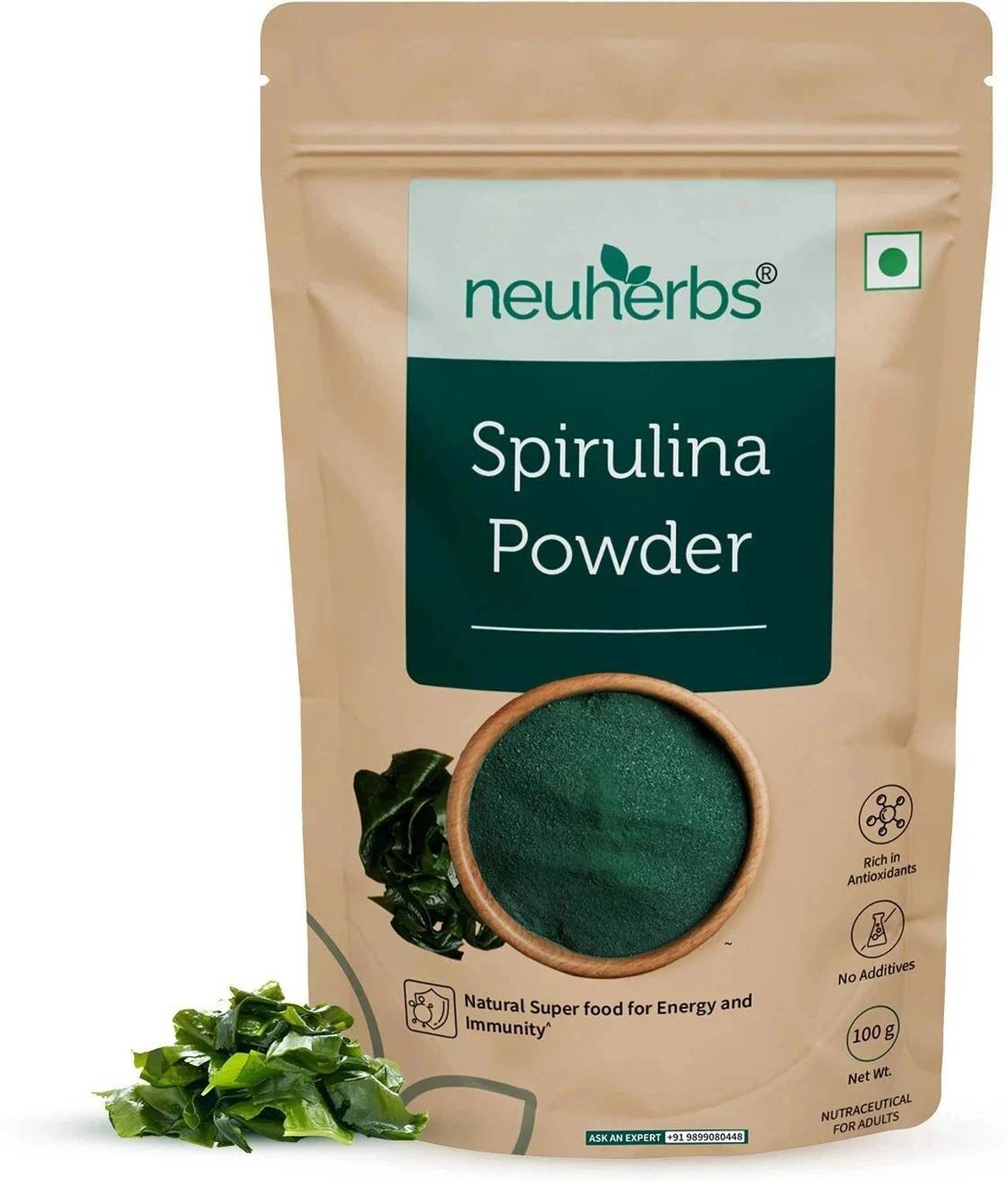 Neuherbs Spirulina Powder 100g - Image 1