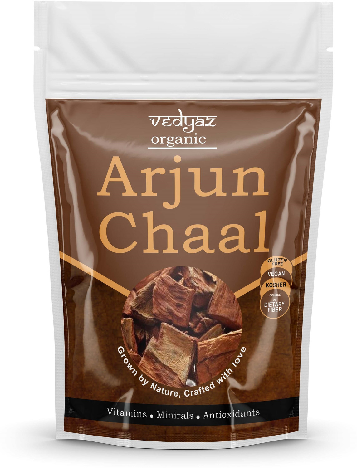 Image of Vedyaz Organic Arjun ki chaal-Terminalia Arjuna-100% Organic Arjun Bark /Dry sticks for Cooking