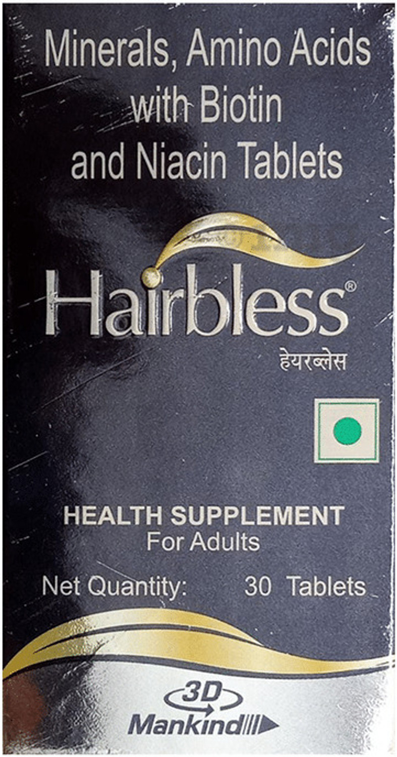 Image of Hairbless TABLET - 1 BOTTLE